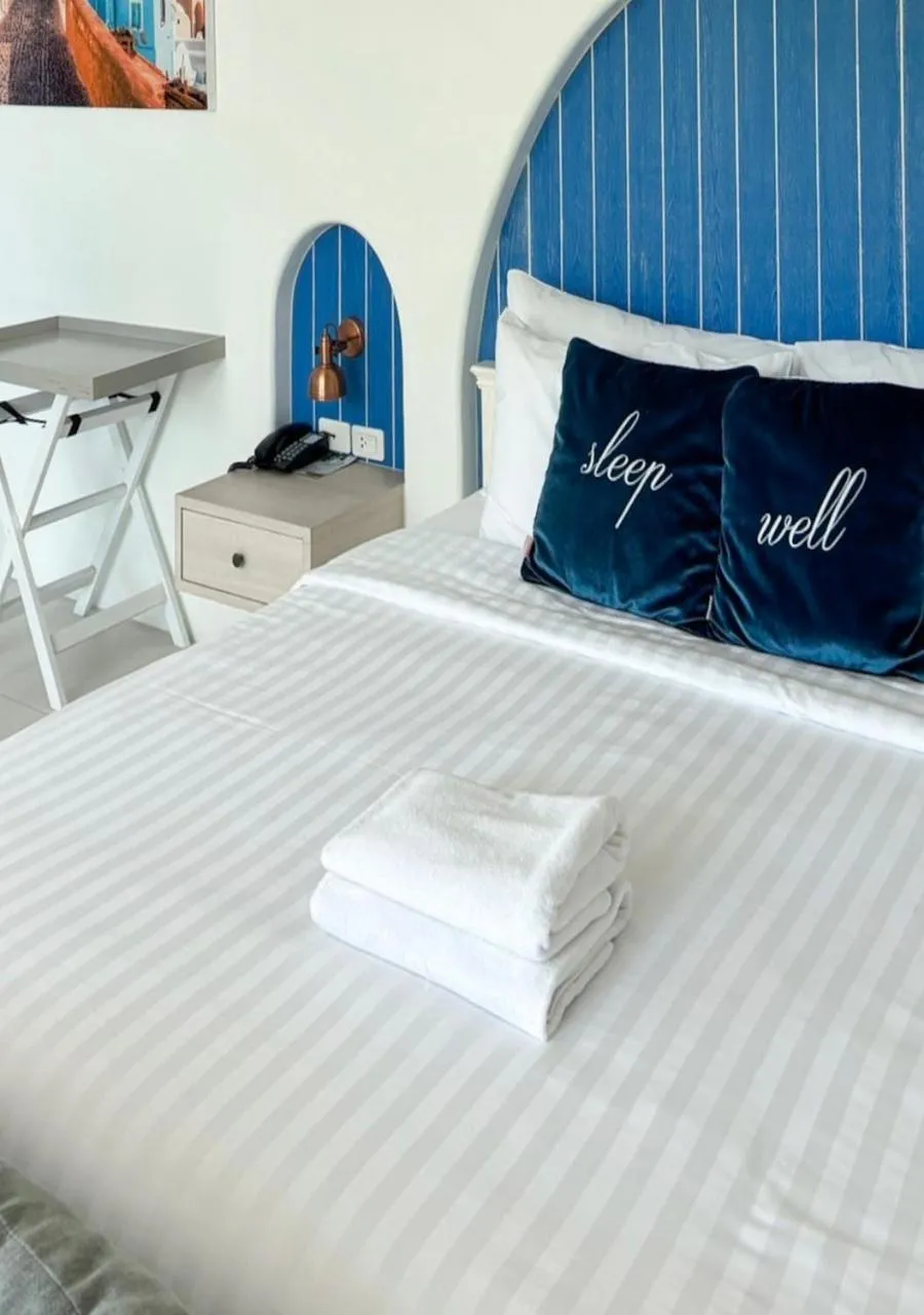 Bed in Costa Beach Residence & Jacuzzi