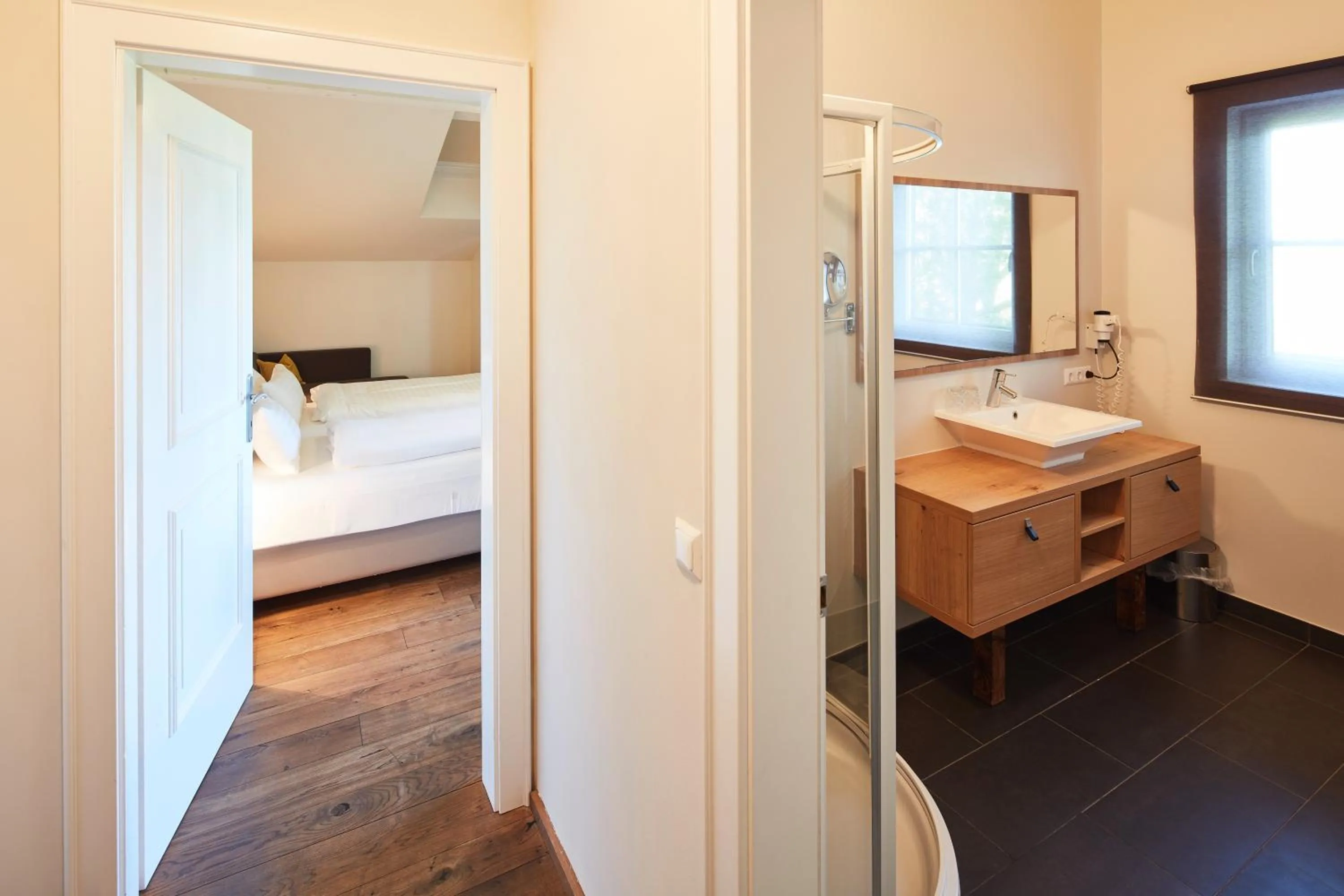 Photo of the whole room, Bed in Hotel Gerl