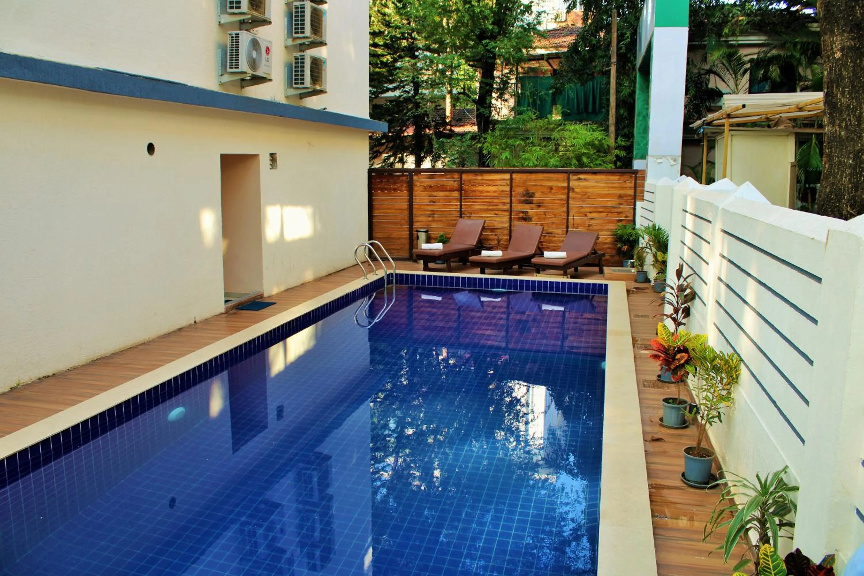 Swimming pool in Wotel Calangute Goa