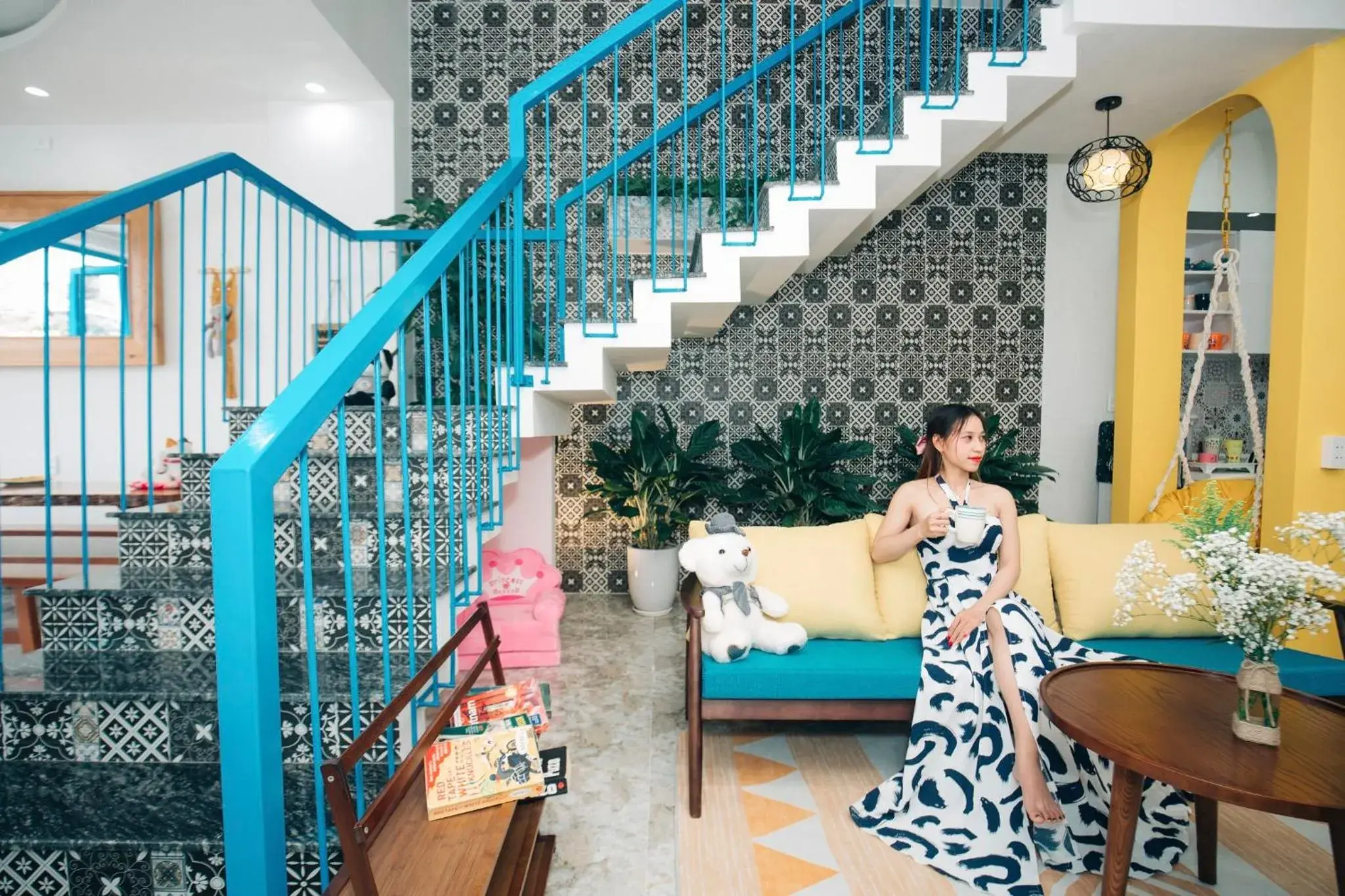 Lobby or reception in Hoi An Lazy Bear Hostel Lobby or reception in Hoi An Lazy Bear Hostel