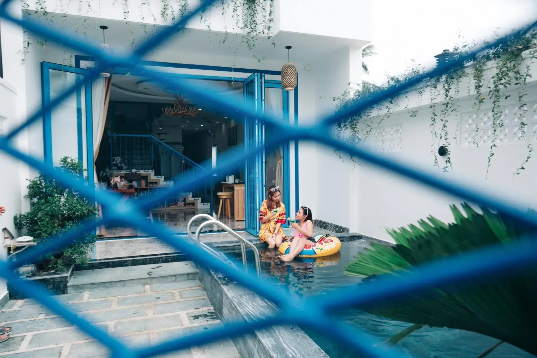 Facade/entrance in Hoi An Lazy Bear Hostel Facade/entrance in Hoi An Lazy Bear Hostel