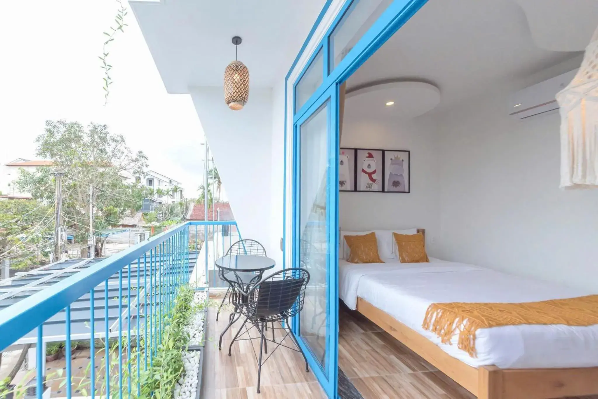 Bed in Lazy Bear Villa By The Little Hoi An Bed in Lazy Bear Villa By The Little Hoi An