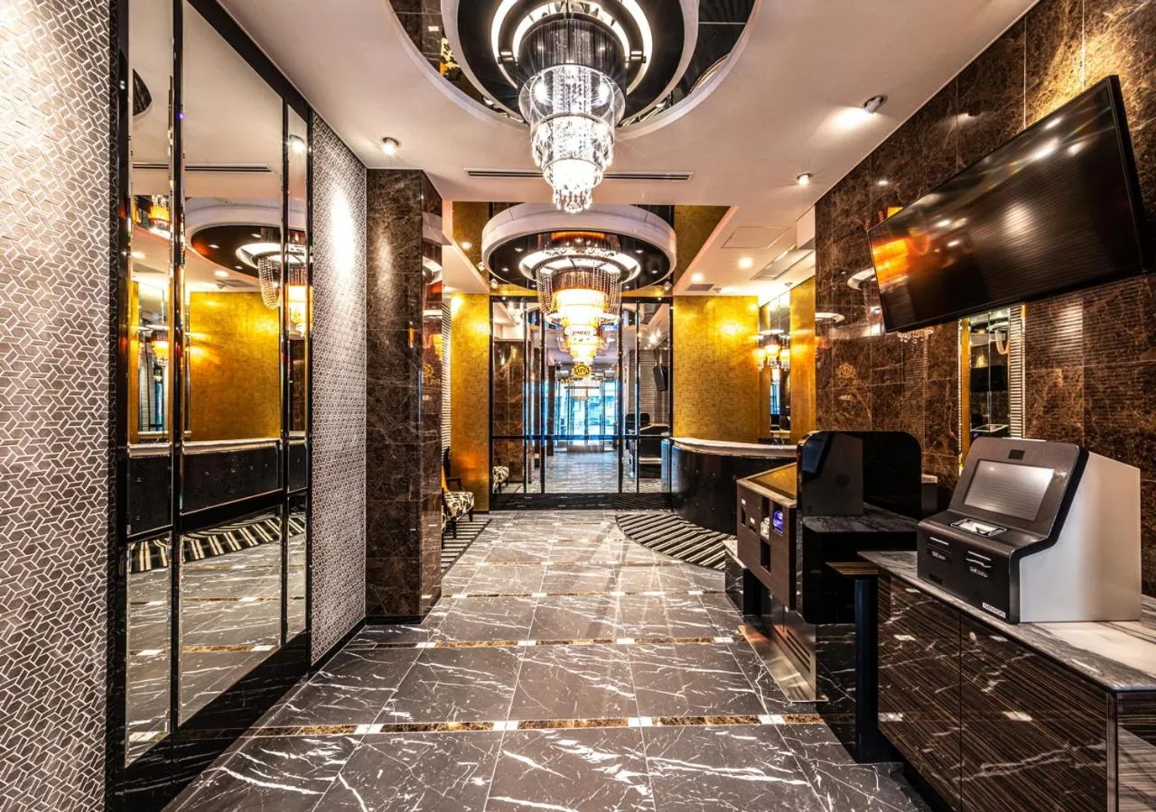 Lobby or reception in APA Hotel Hakataeki Chikushiguchi