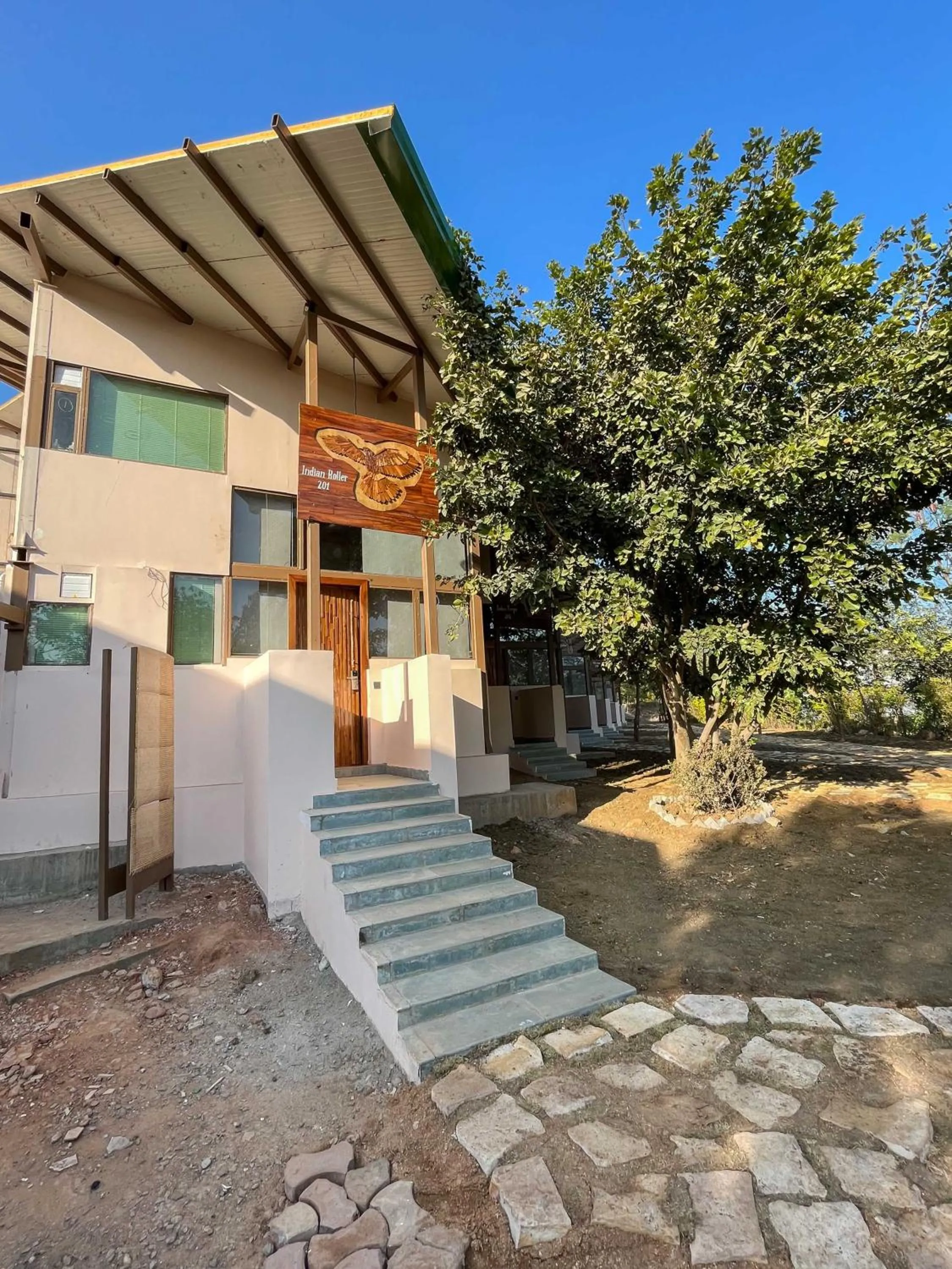 Facade/entrance in Tadoba Jungle Camp