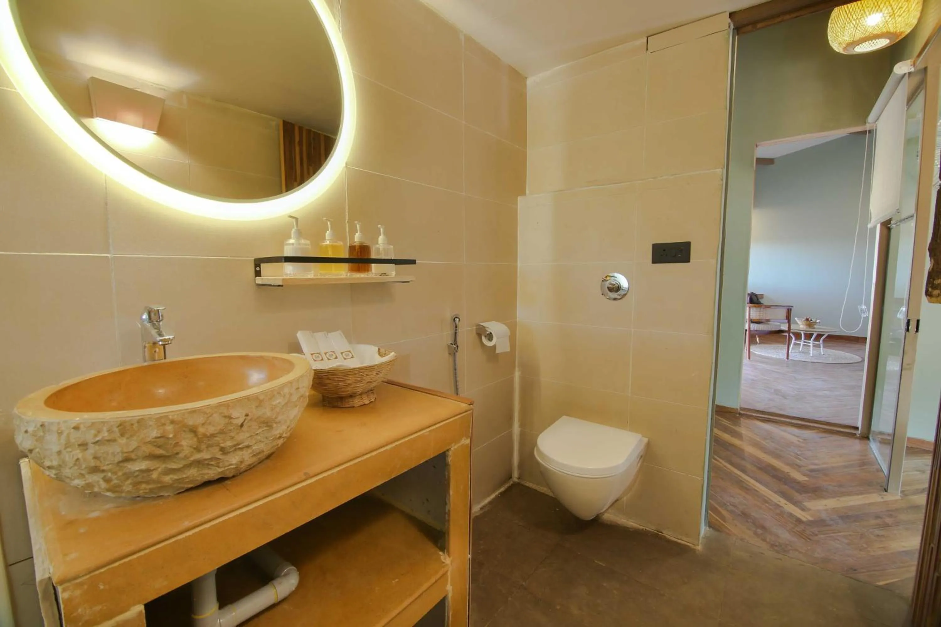 Bathroom in Tadoba Jungle Camp