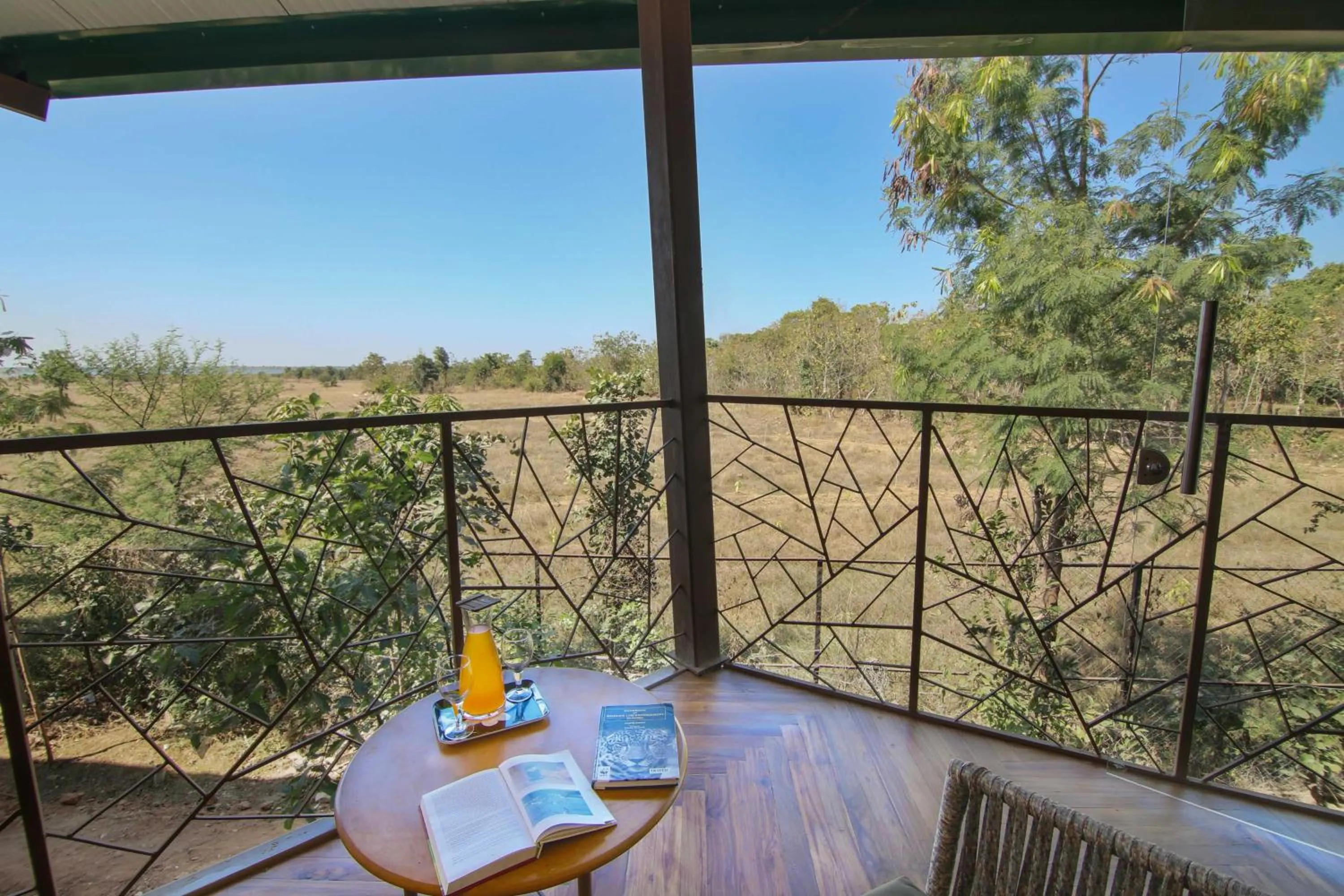 Balcony/Terrace in Tadoba Jungle Camp