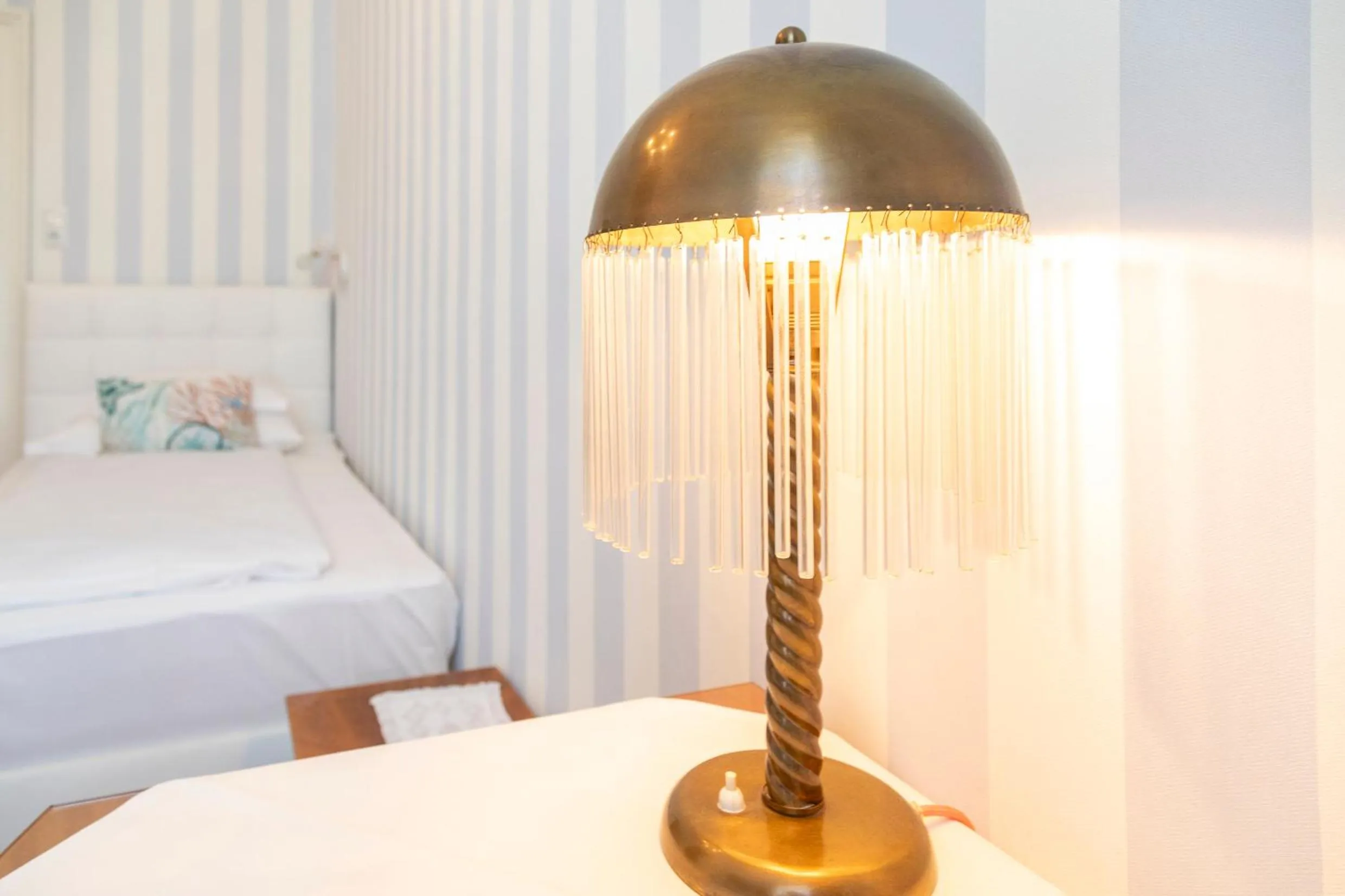 Bed in Hotel Schwalbe