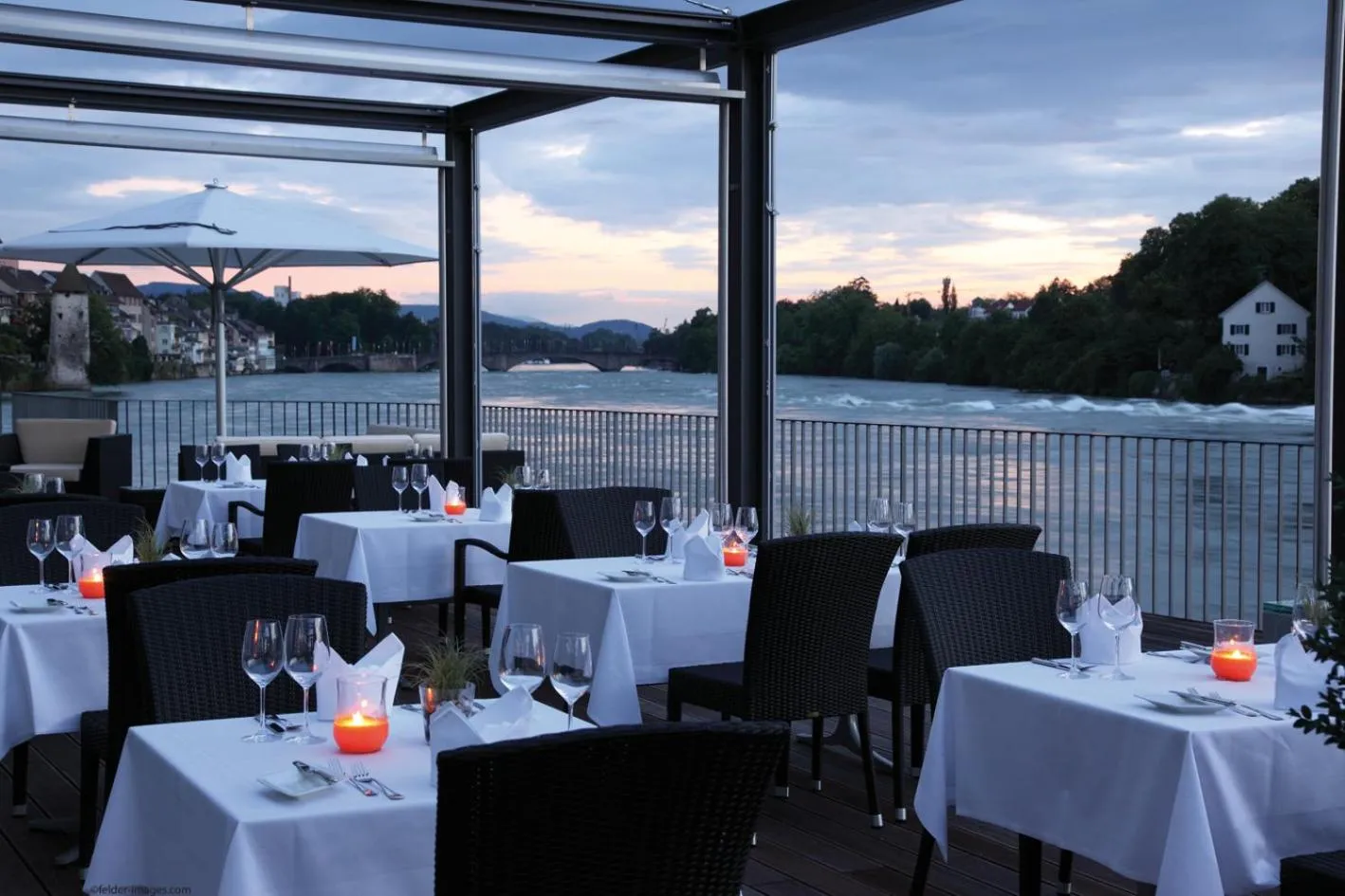 Balcony/Terrace in Park-Hotel am Rhein - Gesundheitshotel und Residenzen
