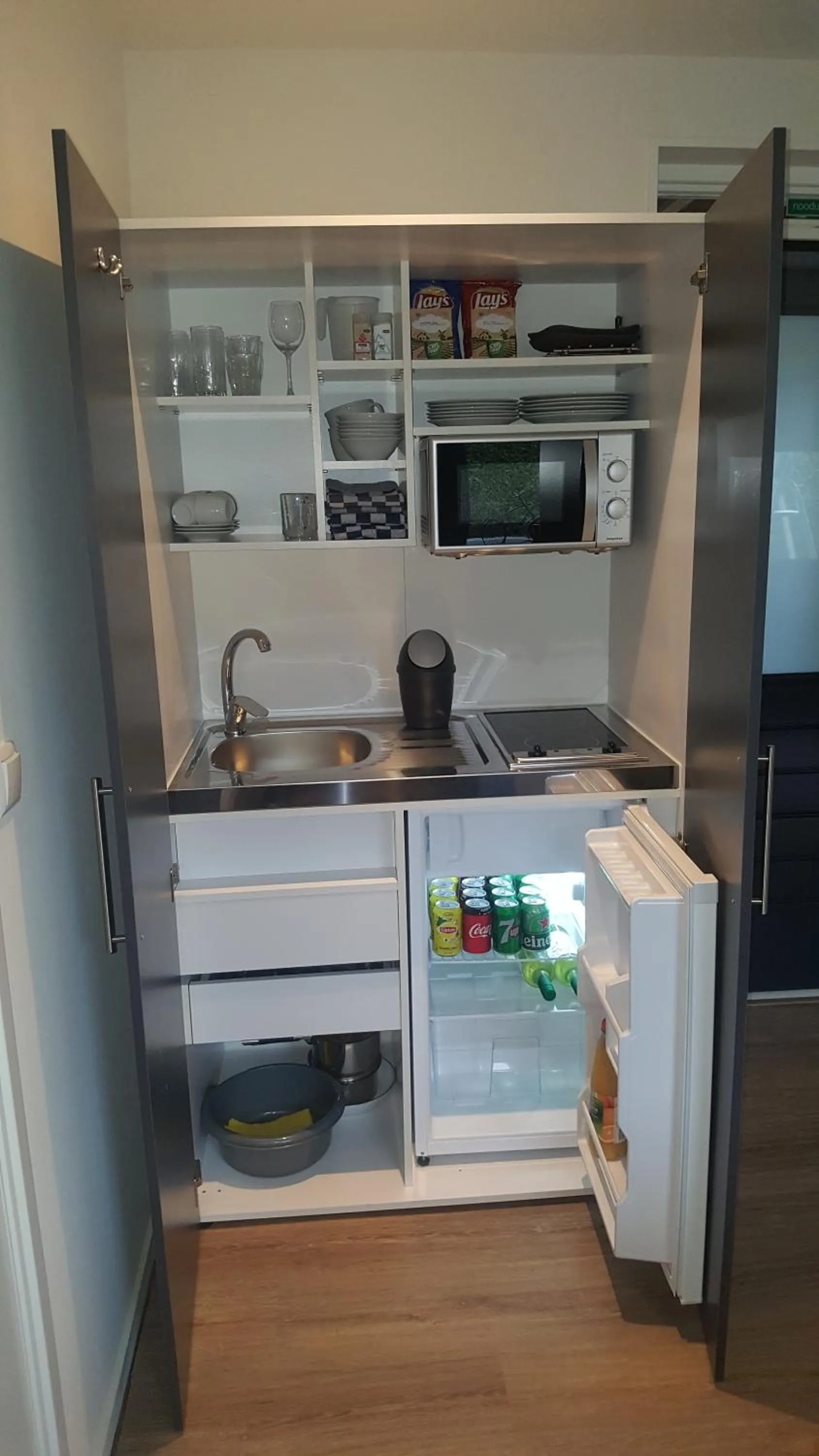 Kitchen/Kitchenette in Bed & Breakfast Stiens (nabij Leeuwarden)