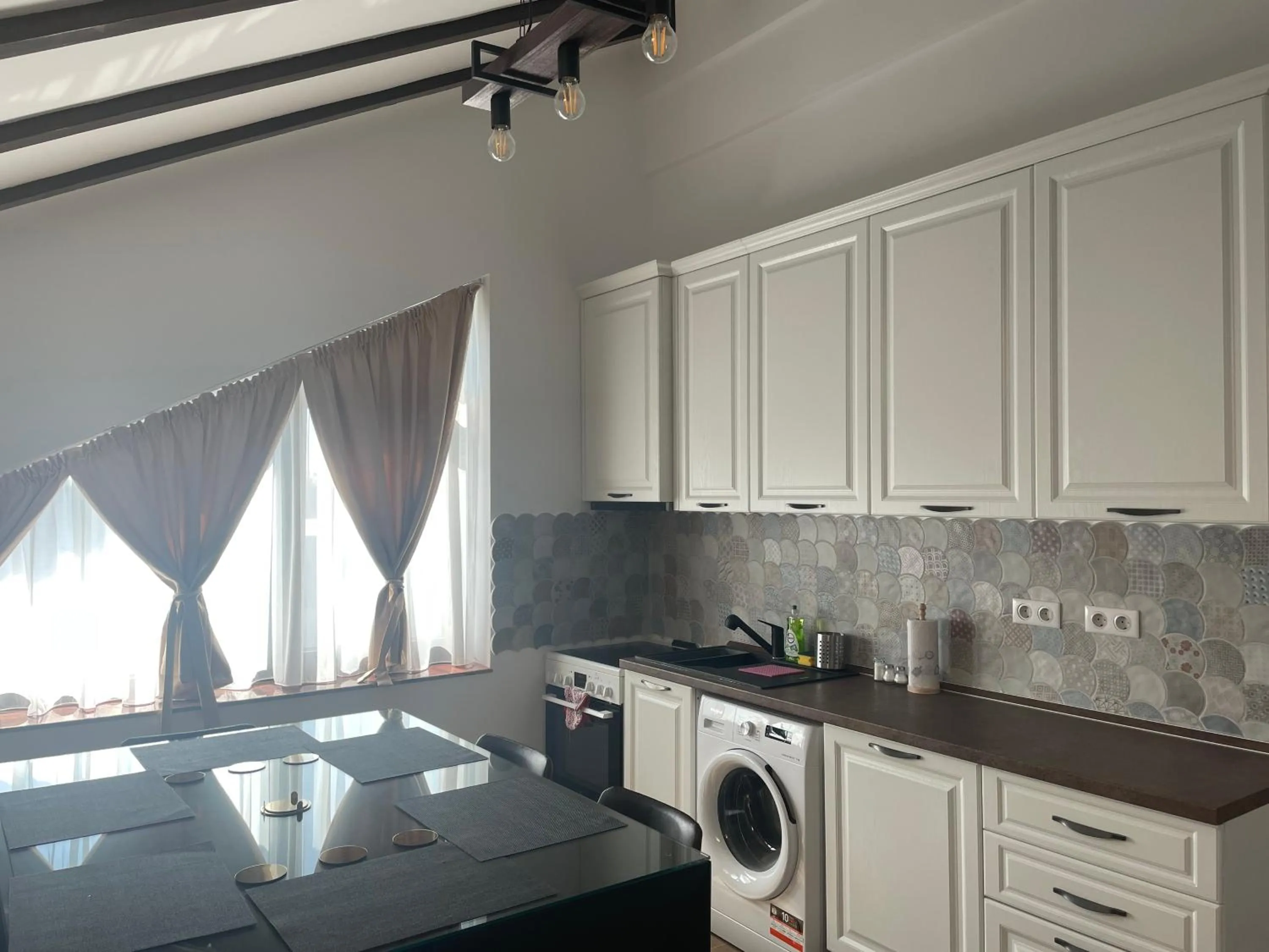 Kitchen or kitchenette in Iarca Inn