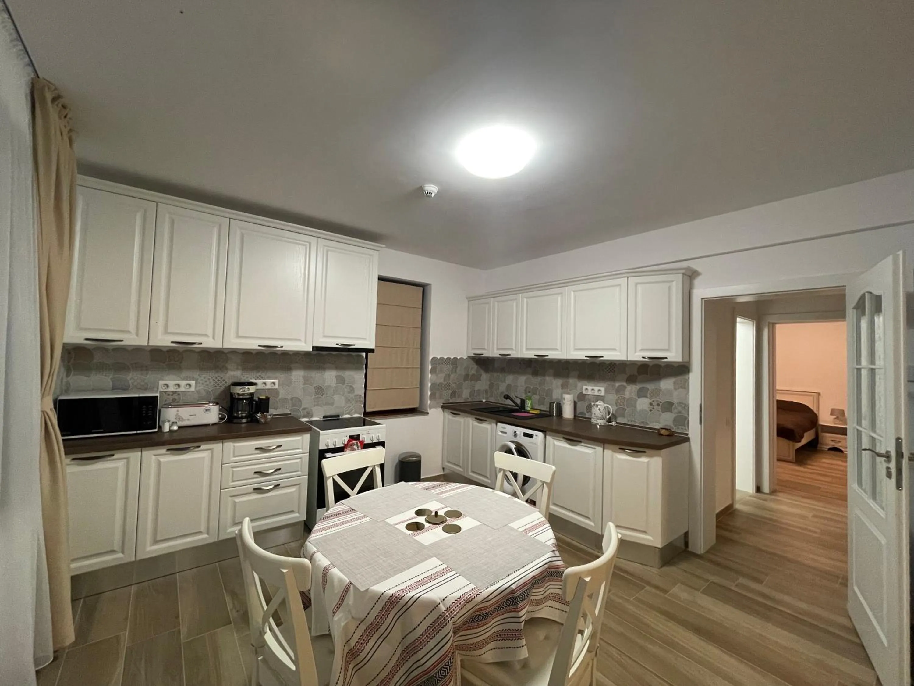 Kitchen or kitchenette in Iarca Inn