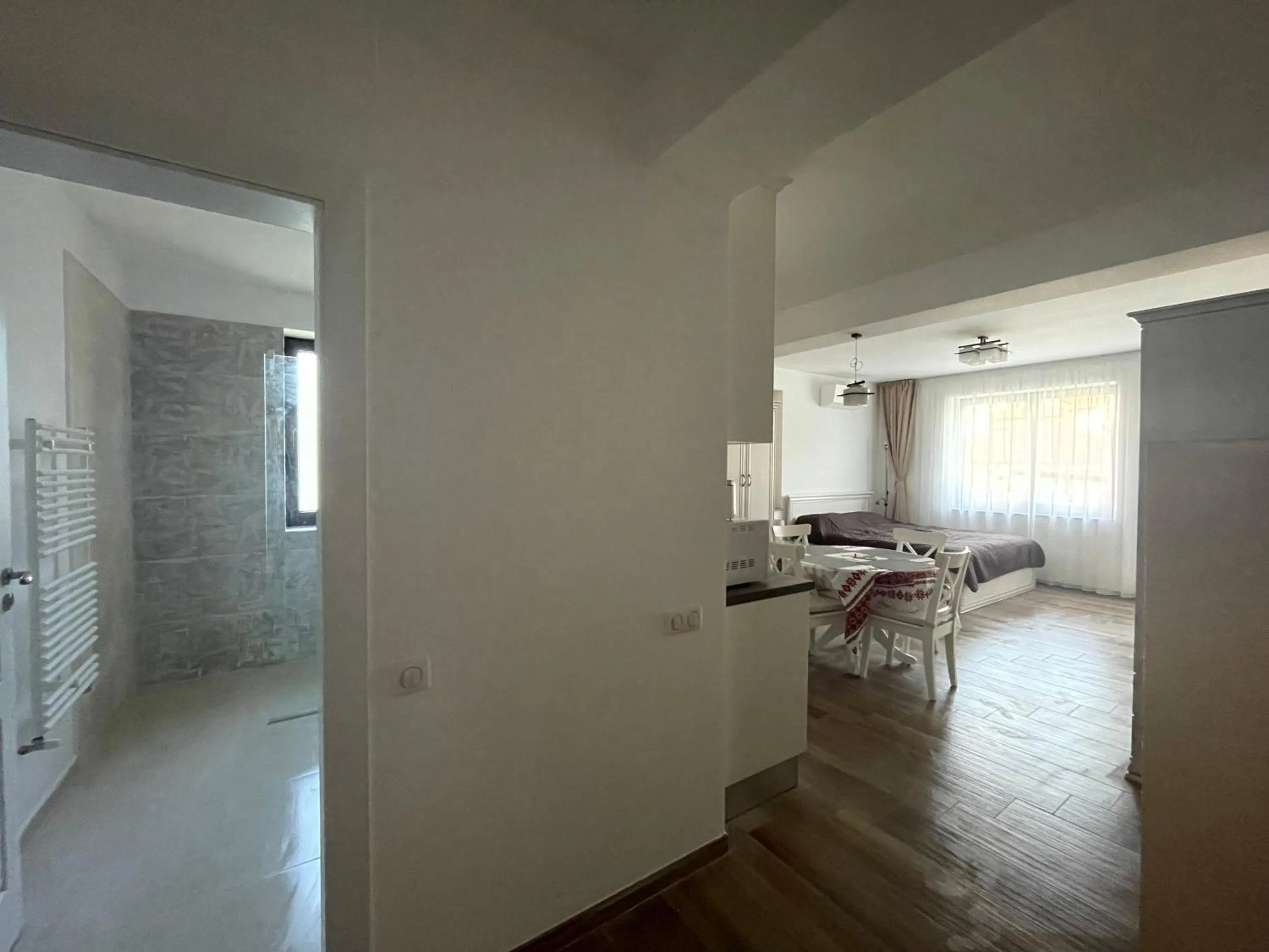 Dining area, Bed in Iarca Inn