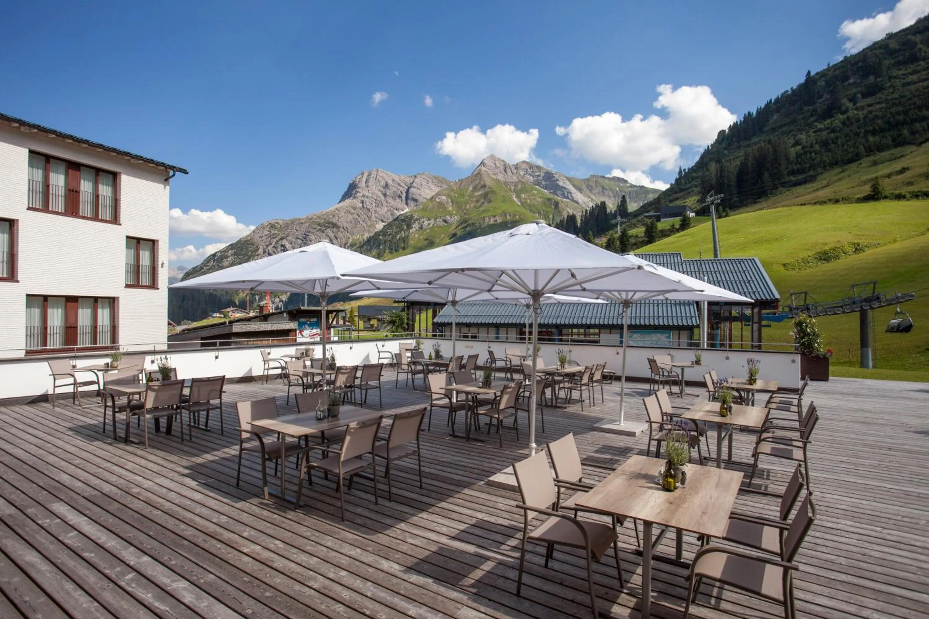 Spring in Hotel Steffisalp