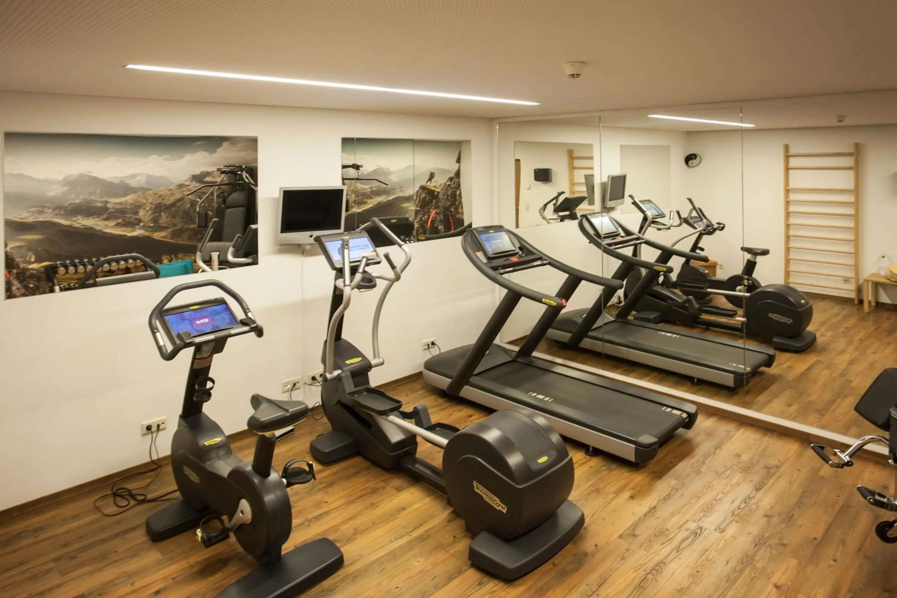 Fitness centre/facilities in Hotel Steffisalp