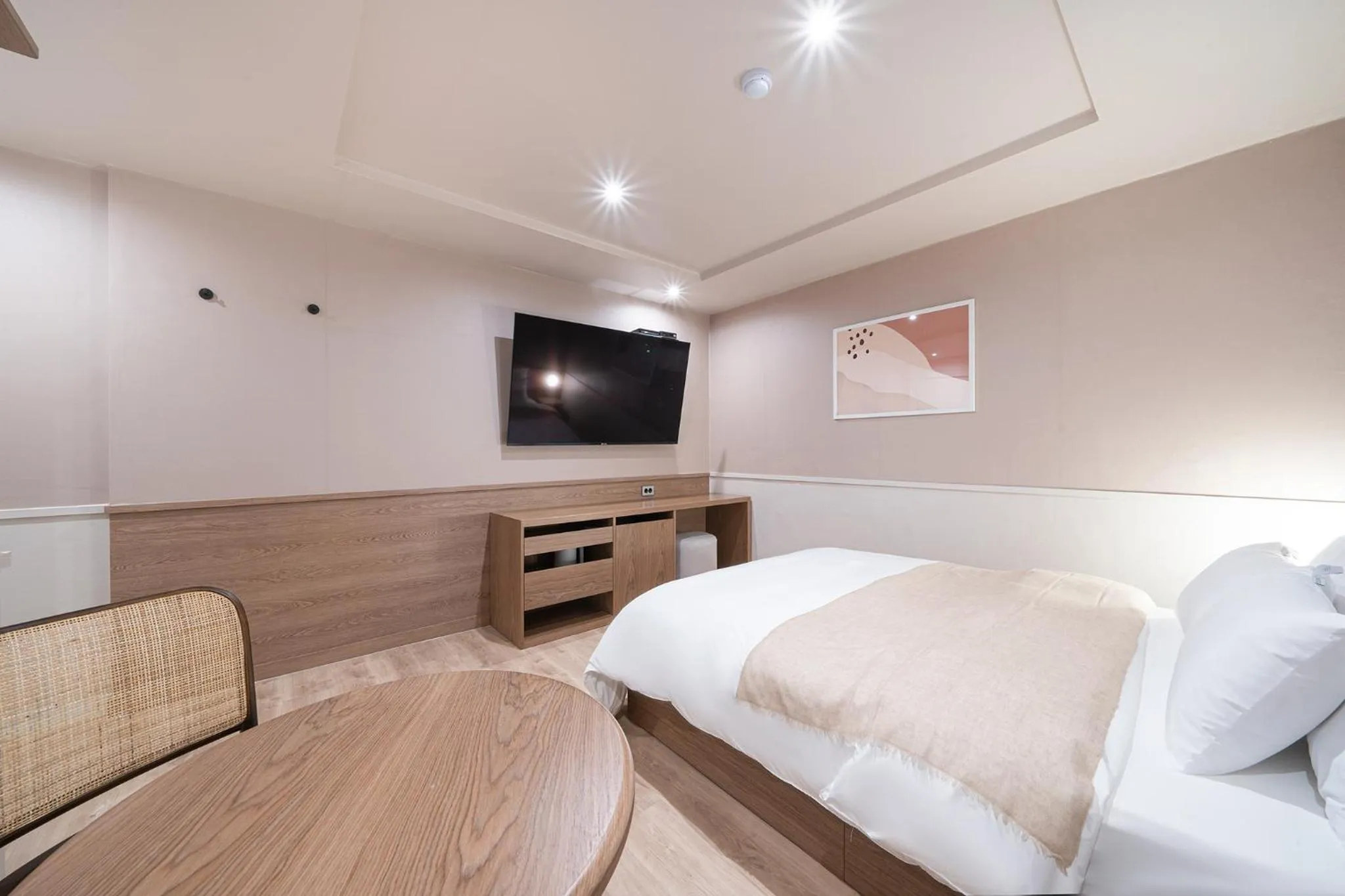 Bed in Aank Hotel Daejeon Yongjeon 1st