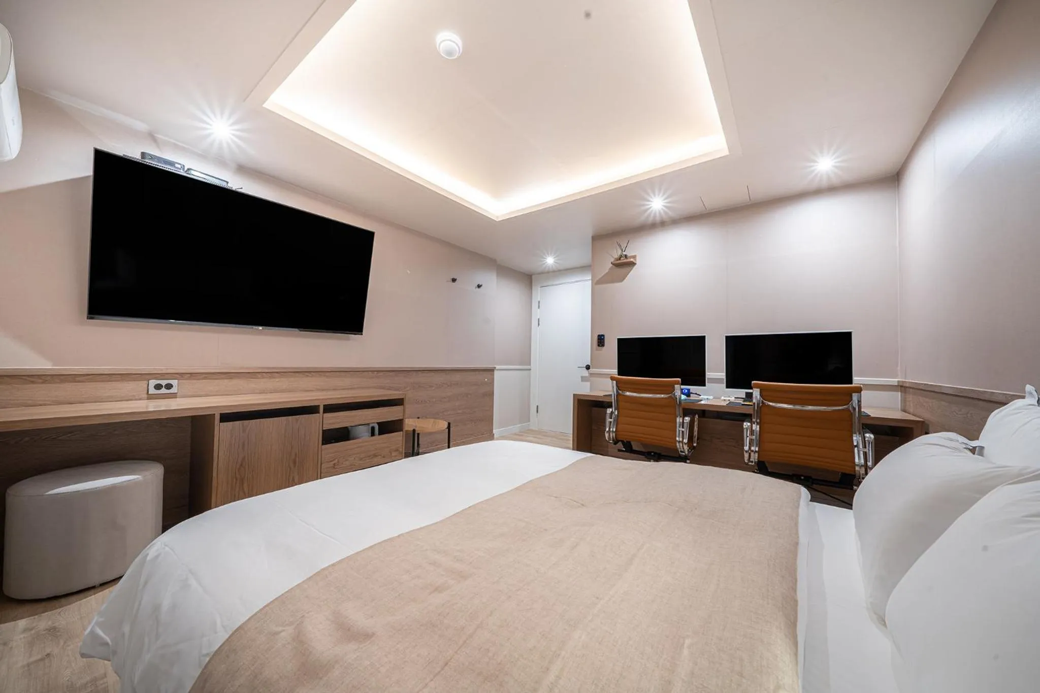 Bed in Aank Hotel Daejeon Yongjeon 1st