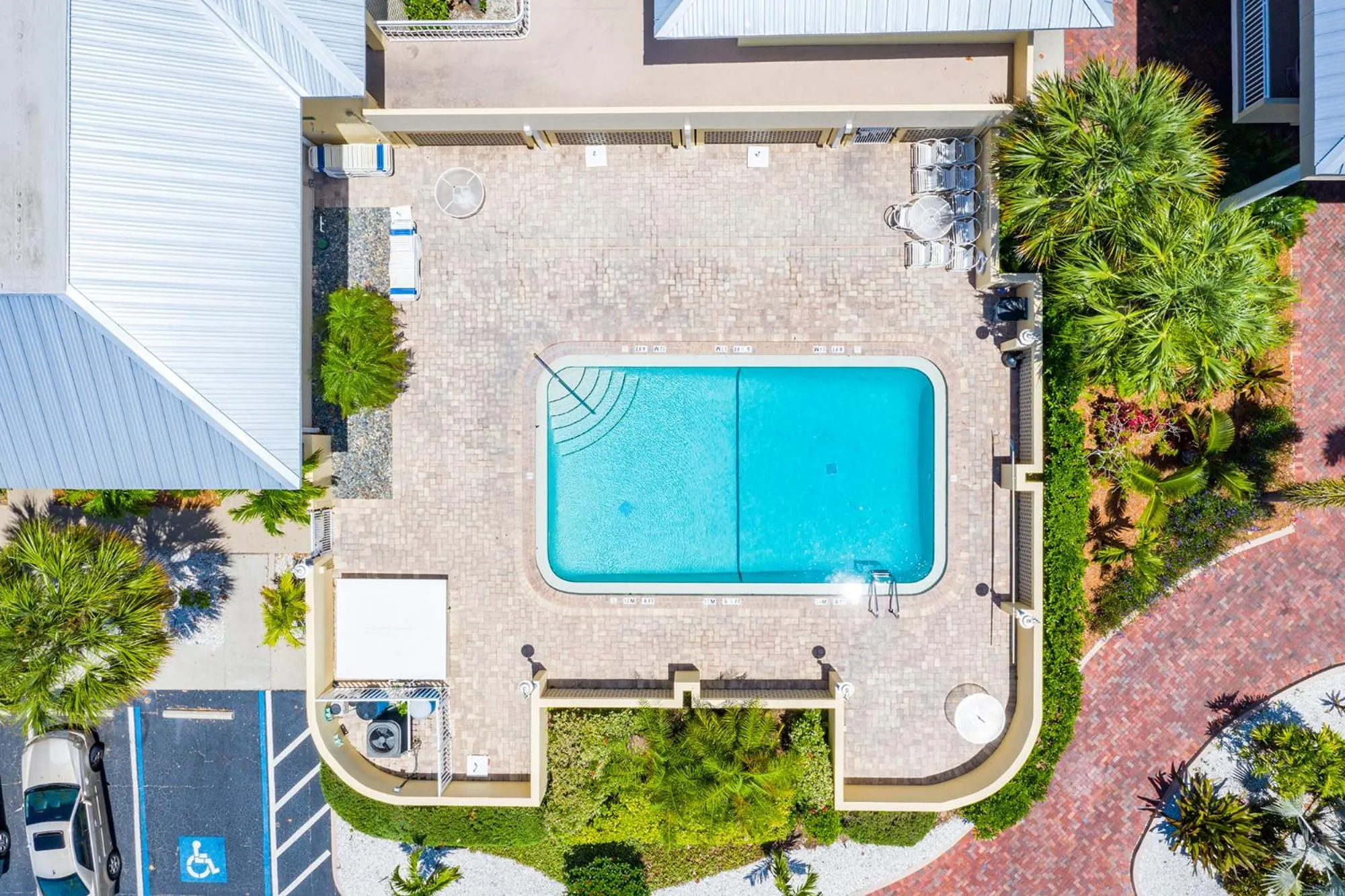 Bird's eye view in The Blue Lagoon