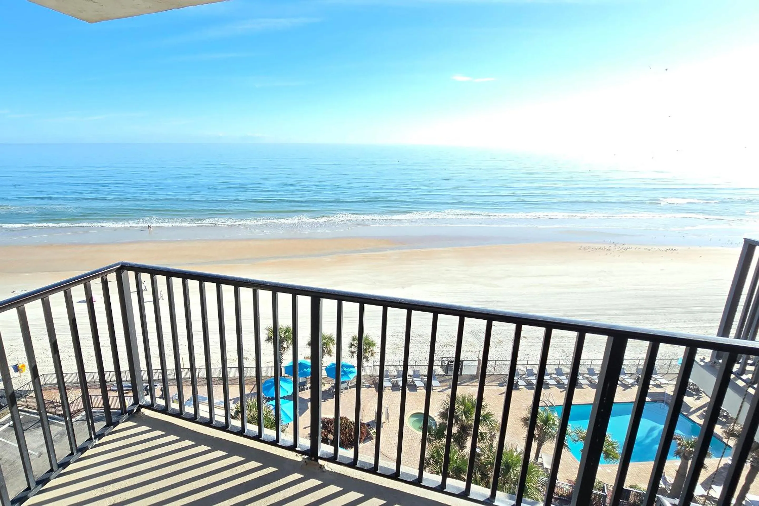 Patio in Nautilus Inn - Daytona Beach