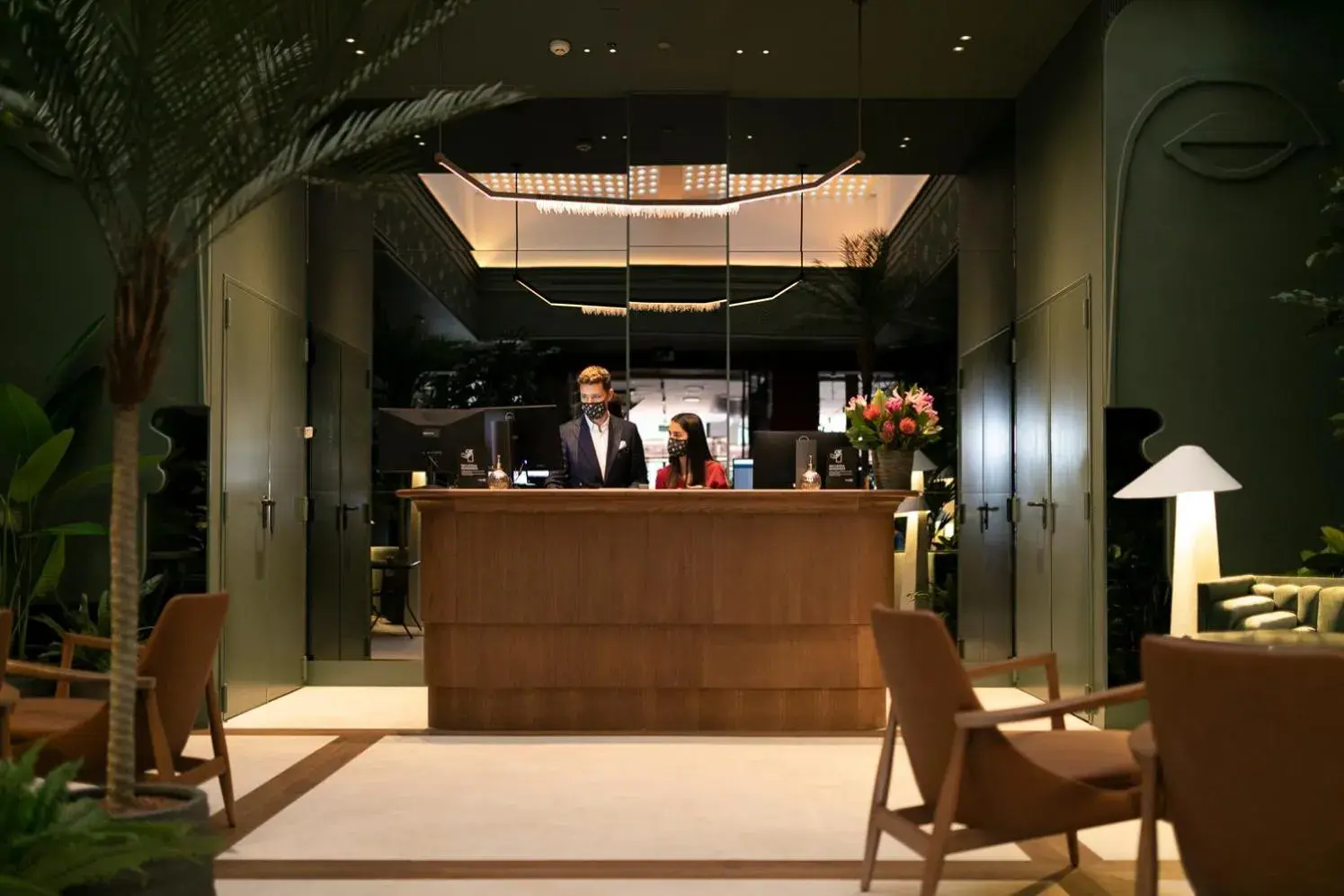 Lobby or reception in Only YOU Hotel Málaga Lobby or reception in Only YOU Hotel Málaga