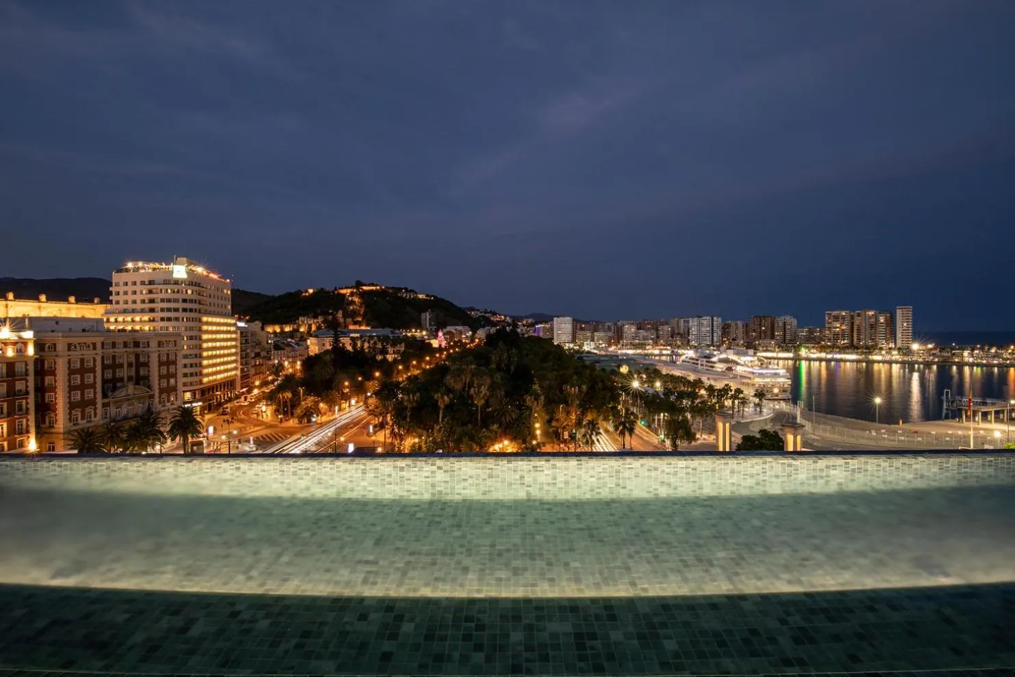 Swimming pool in Only YOU Hotel Málaga