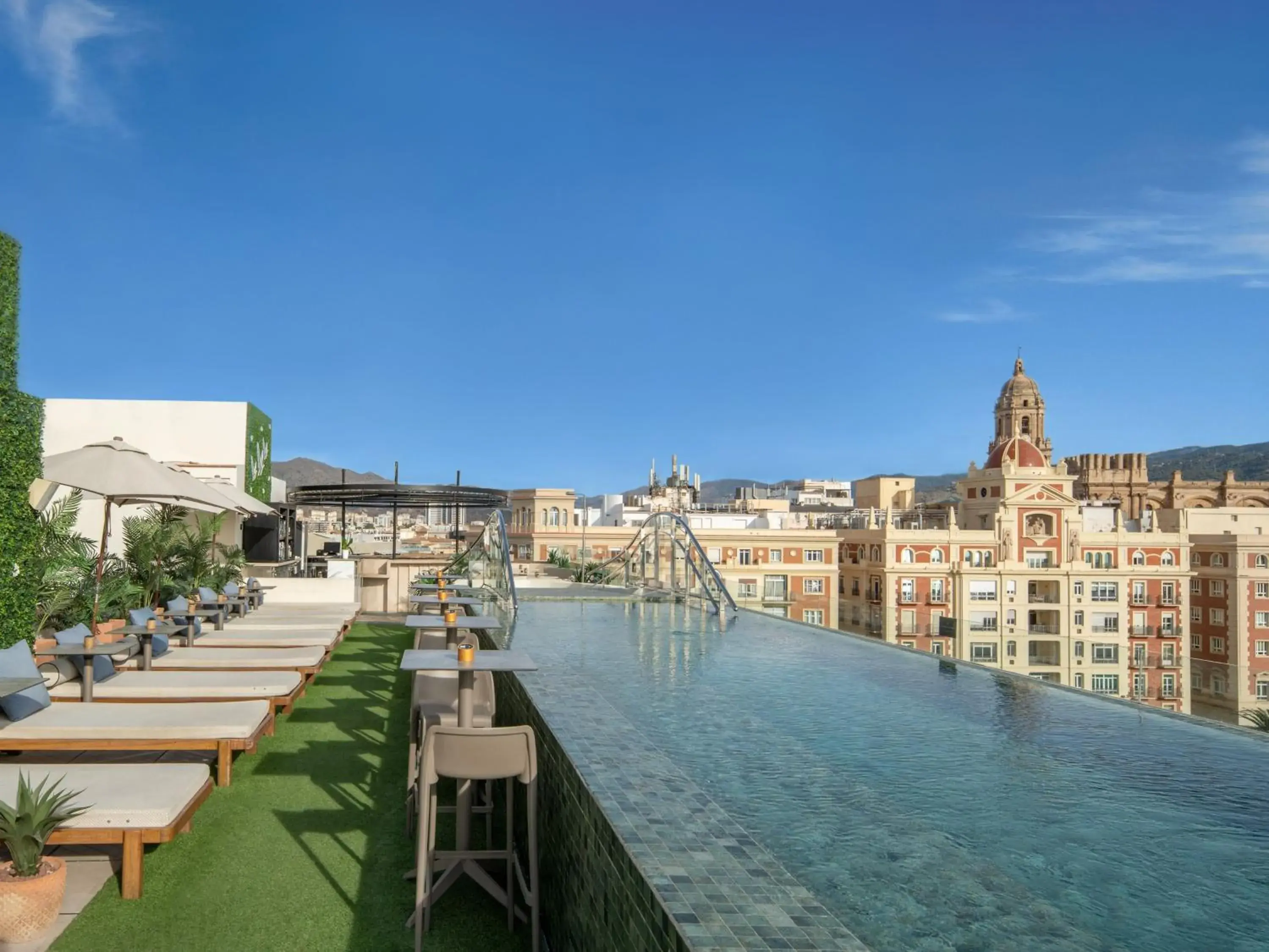 Pool view in Only YOU Hotel Málaga Pool view in Only YOU Hotel Málaga