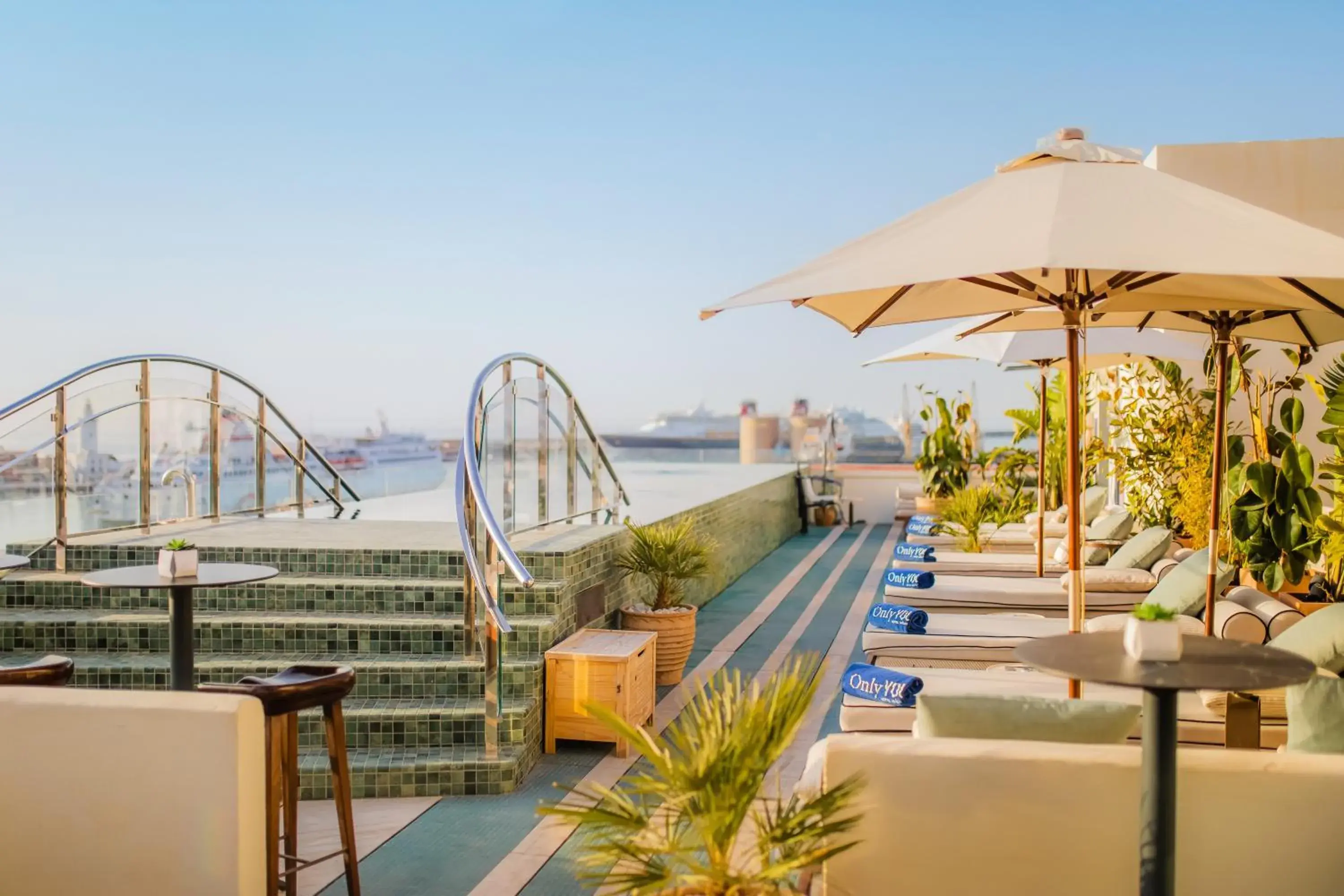 Swimming pool in Only YOU Hotel Málaga Swimming pool in Only YOU Hotel Málaga