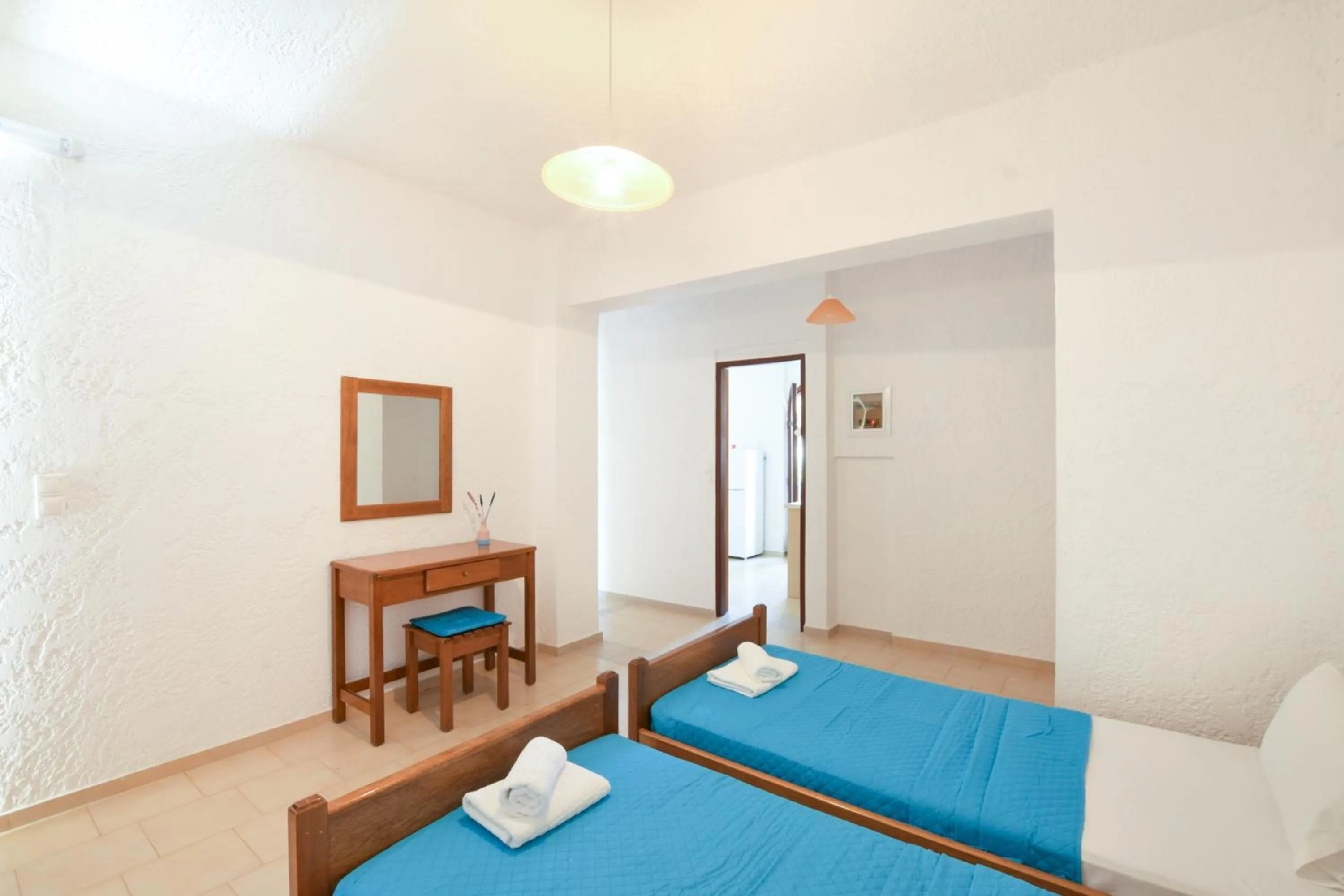 Bed in Galini Apartments