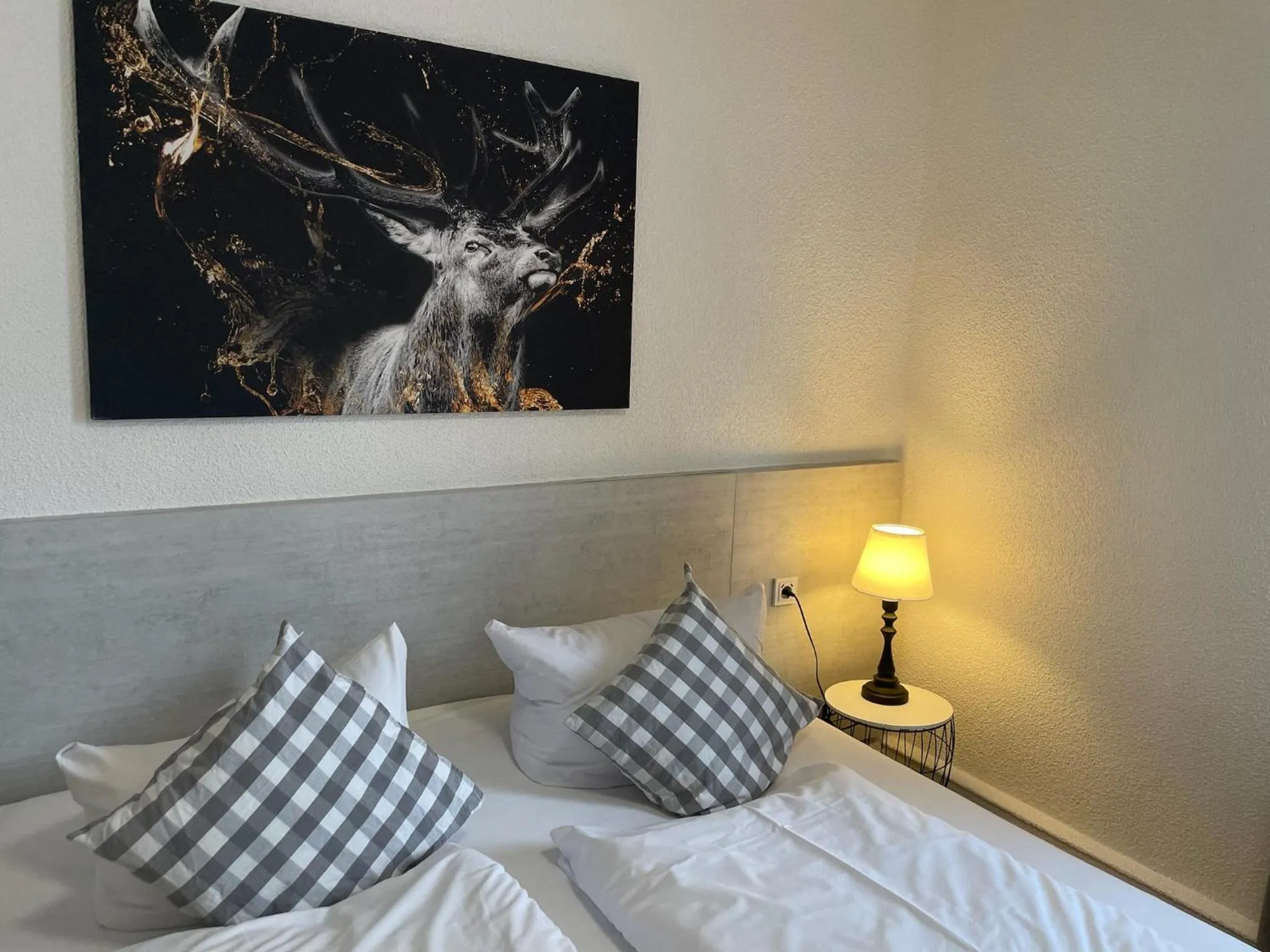 Bed in Harzhotel Warnstedter Krug