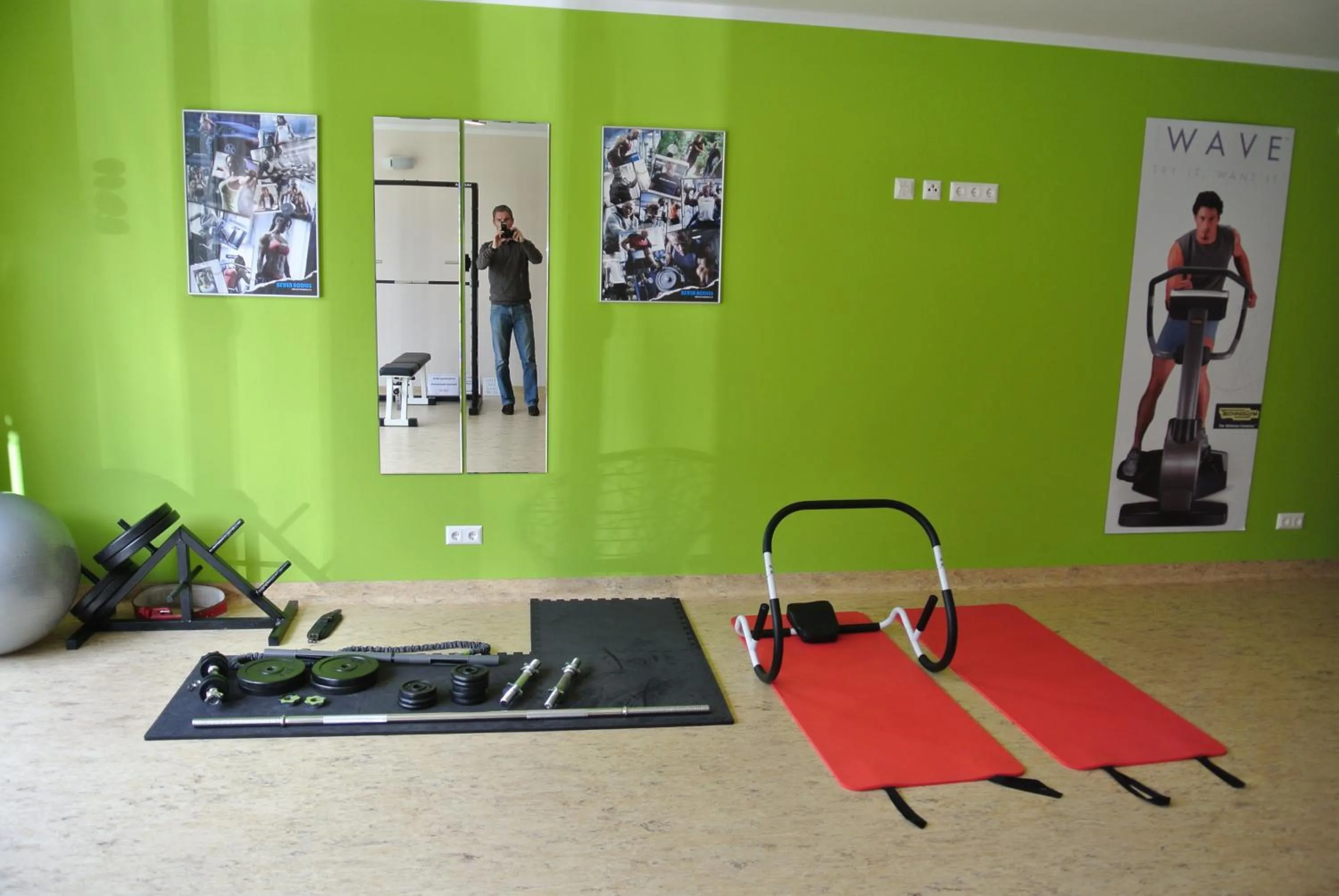 Fitness centre/facilities in Dei Hotel Schönblick