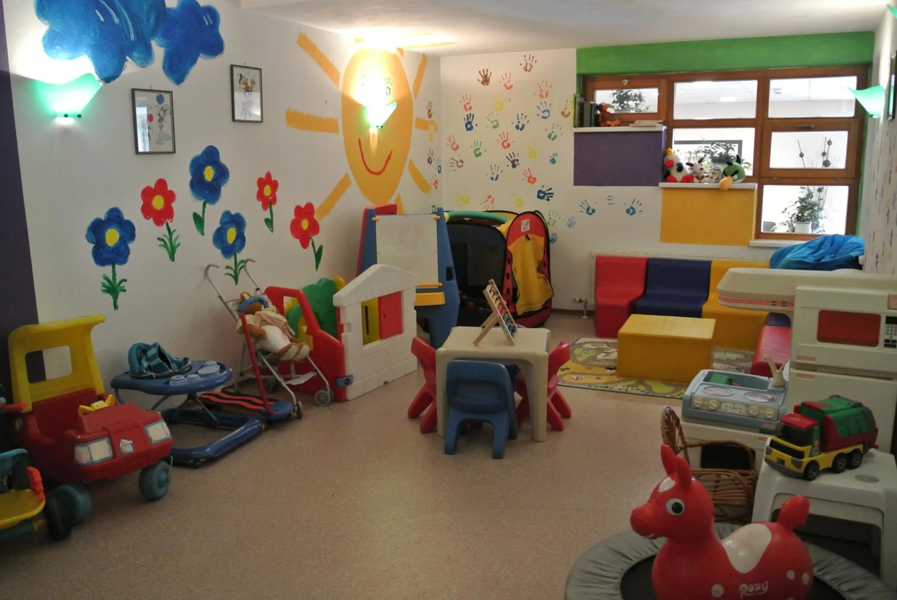 Children play ground in Dei Hotel Schönblick