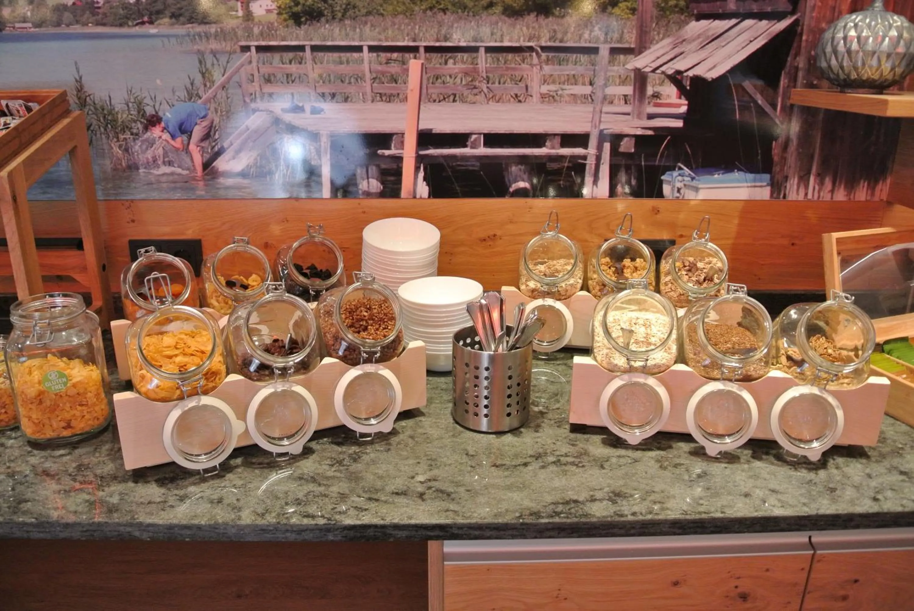 Buffet breakfast in Dei Hotel Schönblick