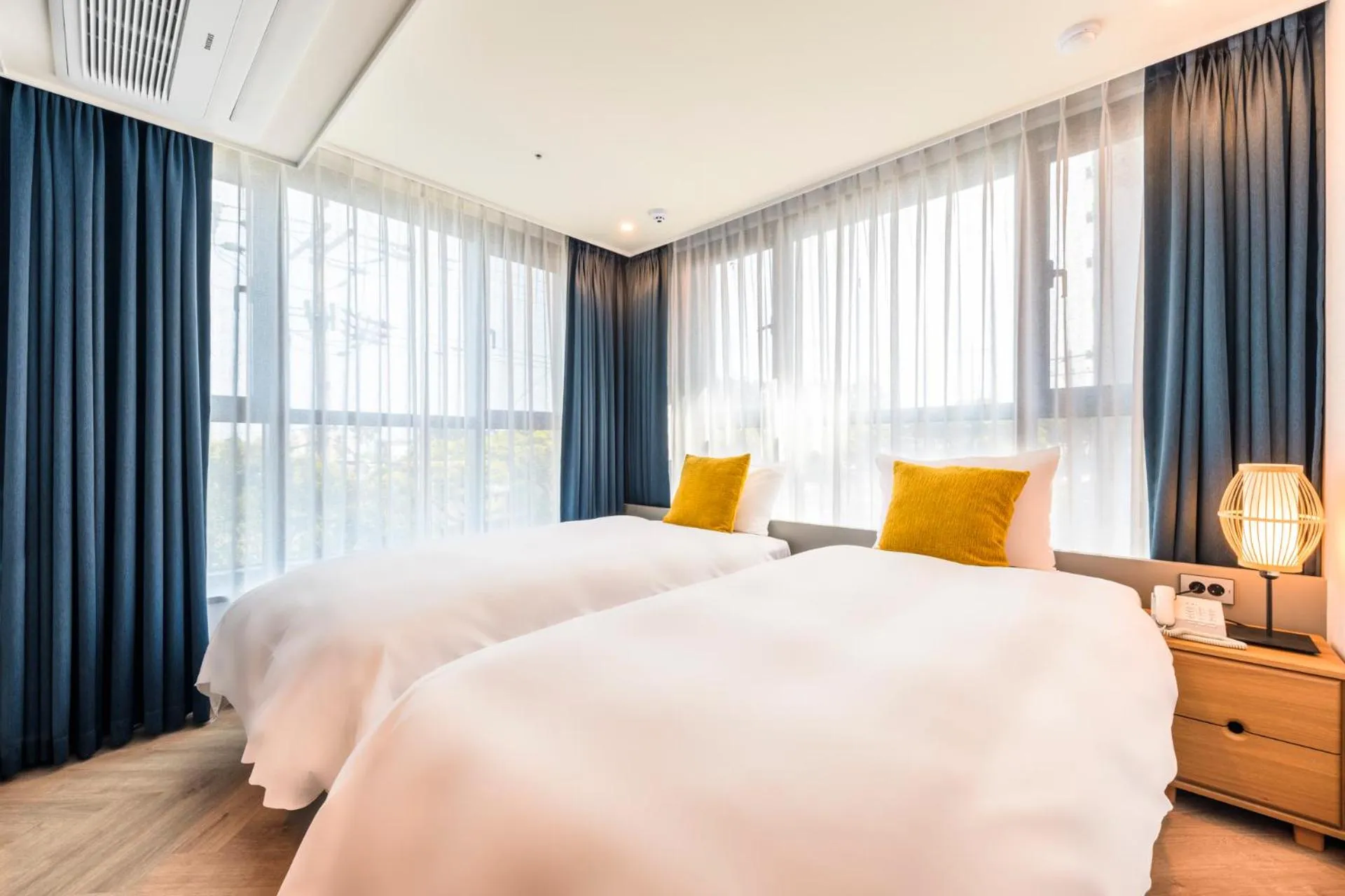 City view, Bed in Ventimo Hotel & Residence Jeju