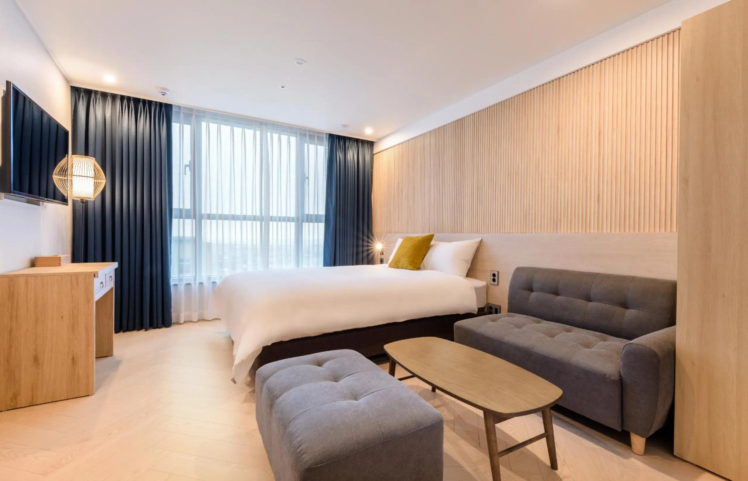 Bed in Ventimo Hotel & Residence Jeju