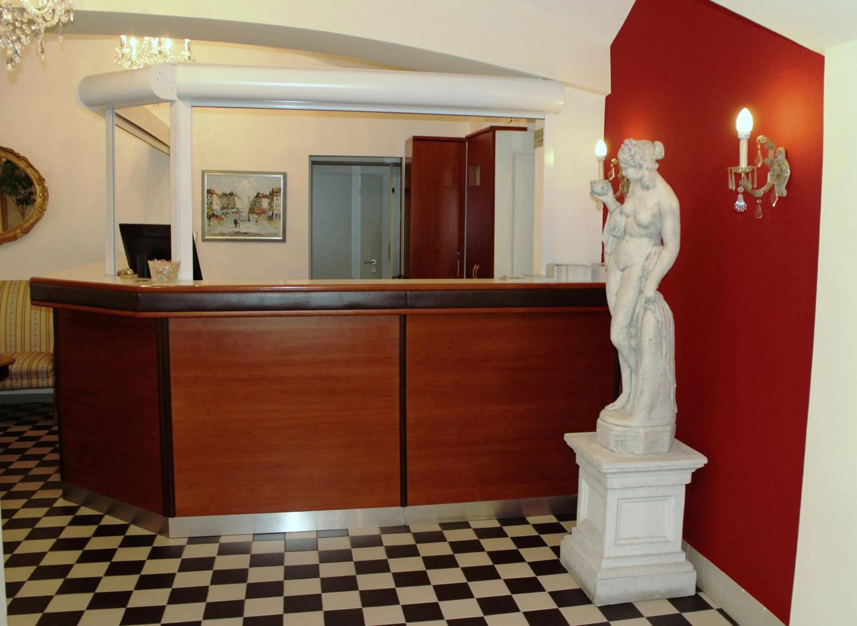 Lobby or reception in Hotel Graf Stadion