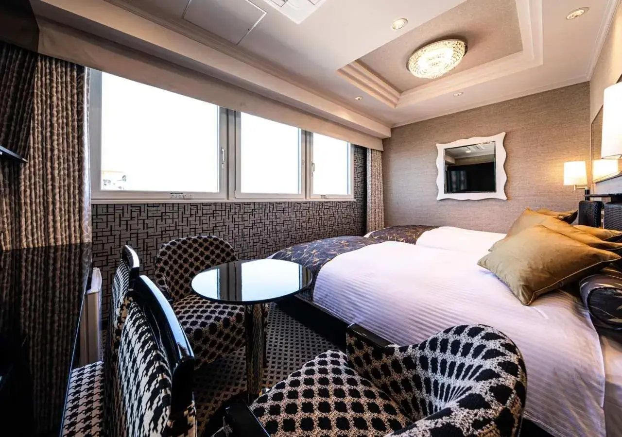 Photo of the whole room, Bed in APA Hotel & Resort Hakata Ekihigashi Photo of the whole room, Bed in APA Hotel & Resort Hakata Ekihigashi