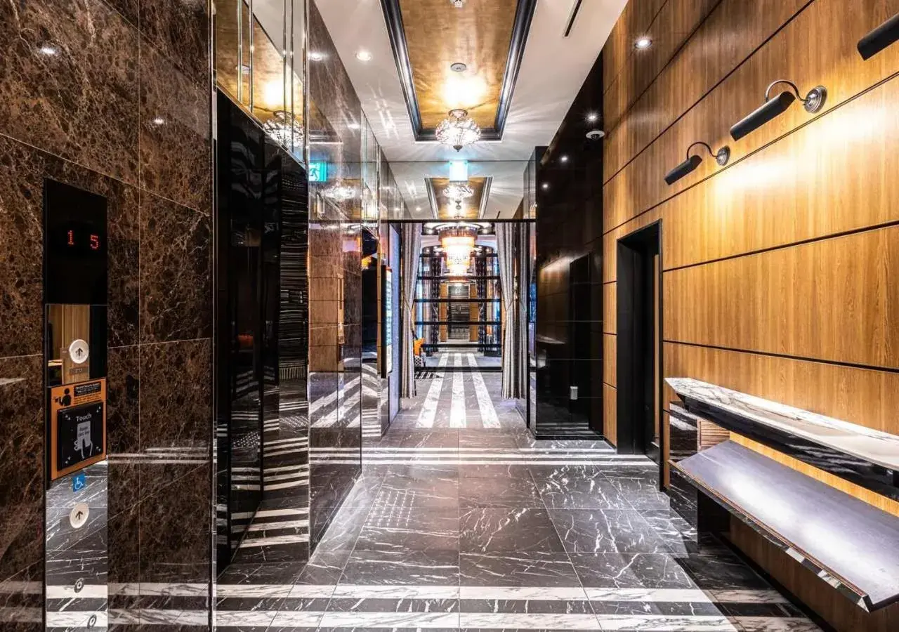 Lobby or reception in APA Hotel & Resort Hakata Ekihigashi Lobby or reception in APA Hotel & Resort Hakata Ekihigashi