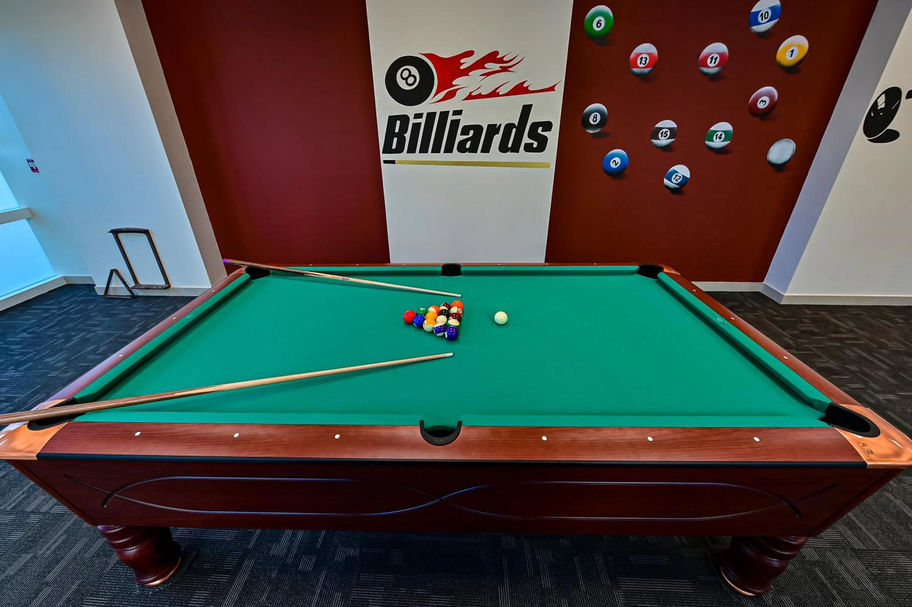 Billiard in Retaj Baywalk Residence