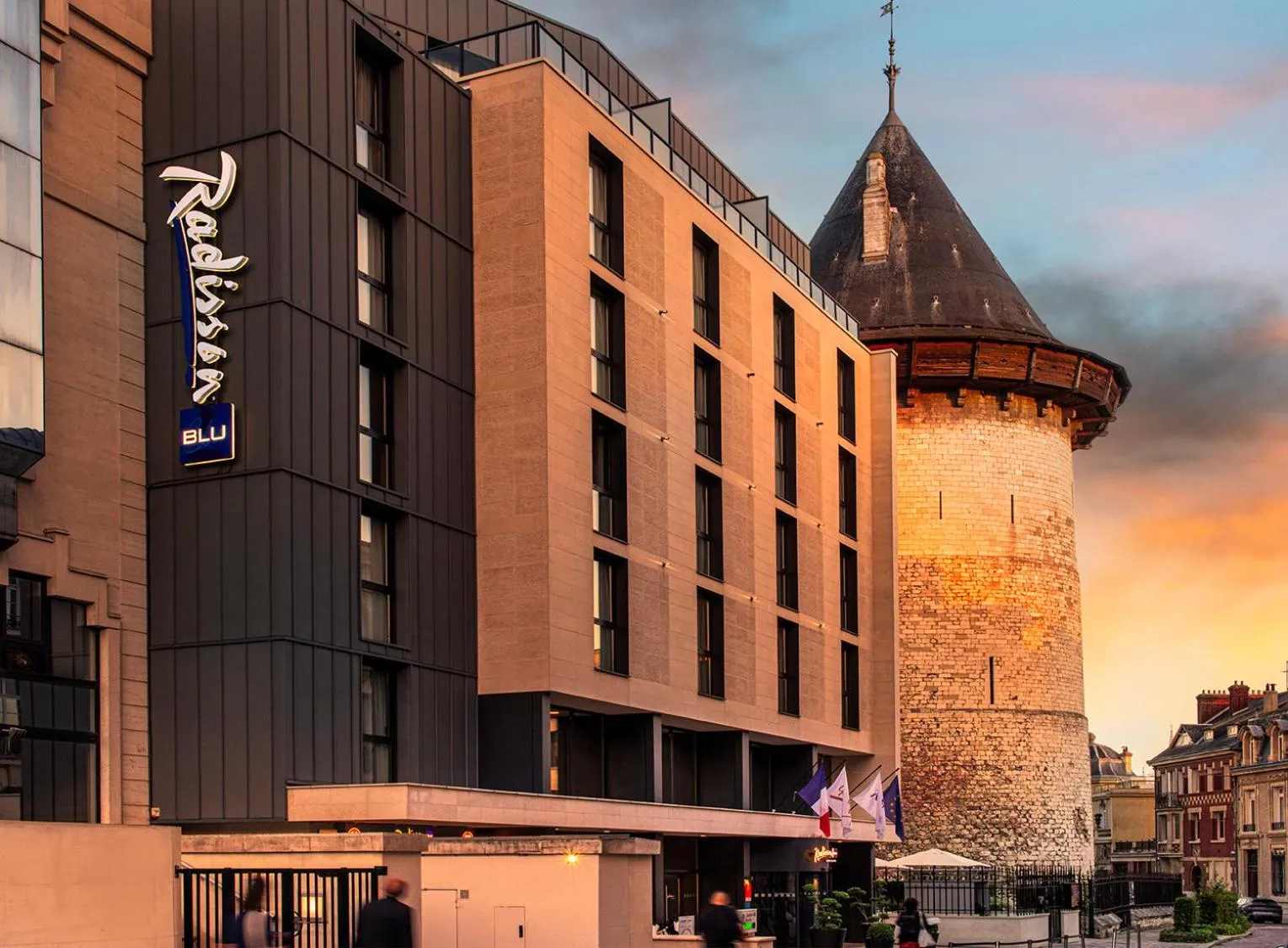 Property building in Radisson Blu Hotel, Rouen Centre