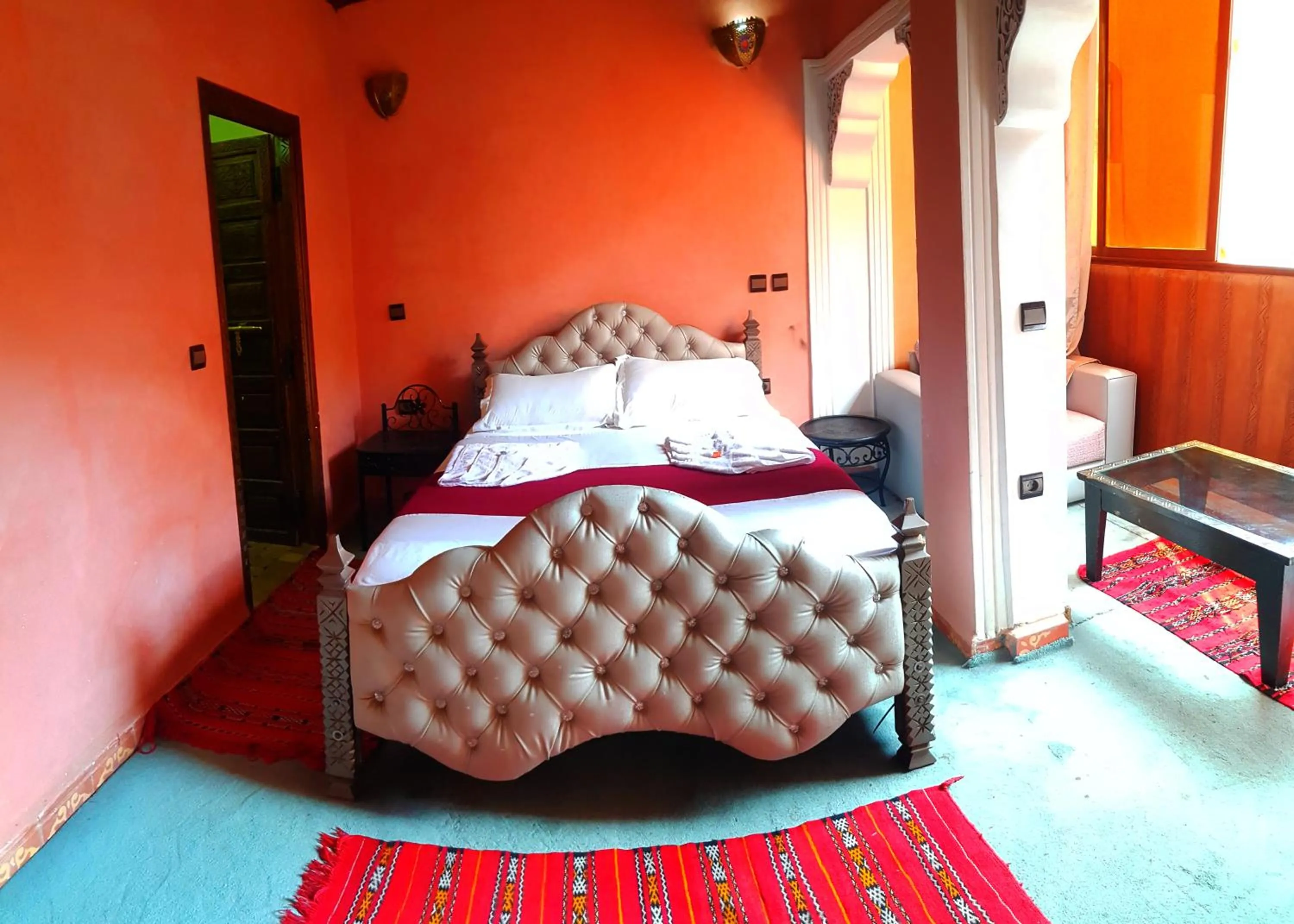 Bed in Hôtel Restaurant Les Etoiles Du Toubkal