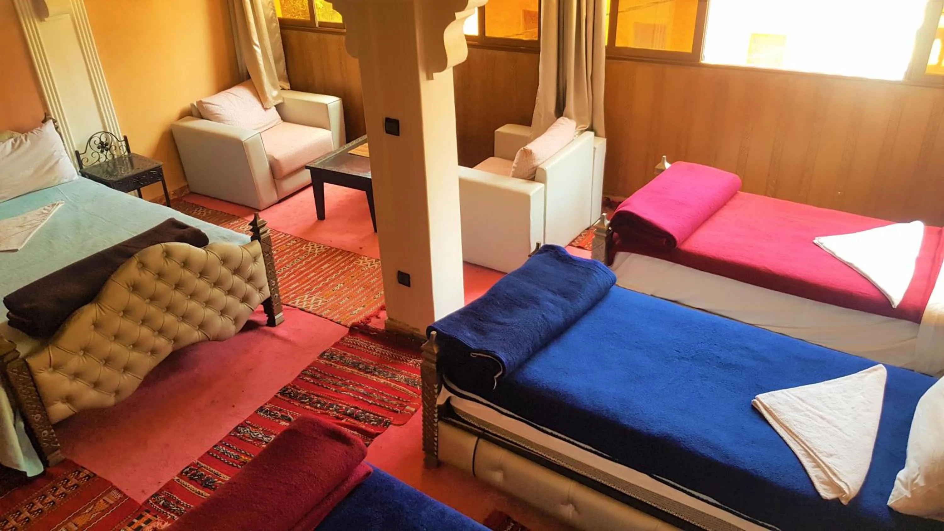 Bedroom, Bed in Hôtel Restaurant Les Etoiles Du Toubkal