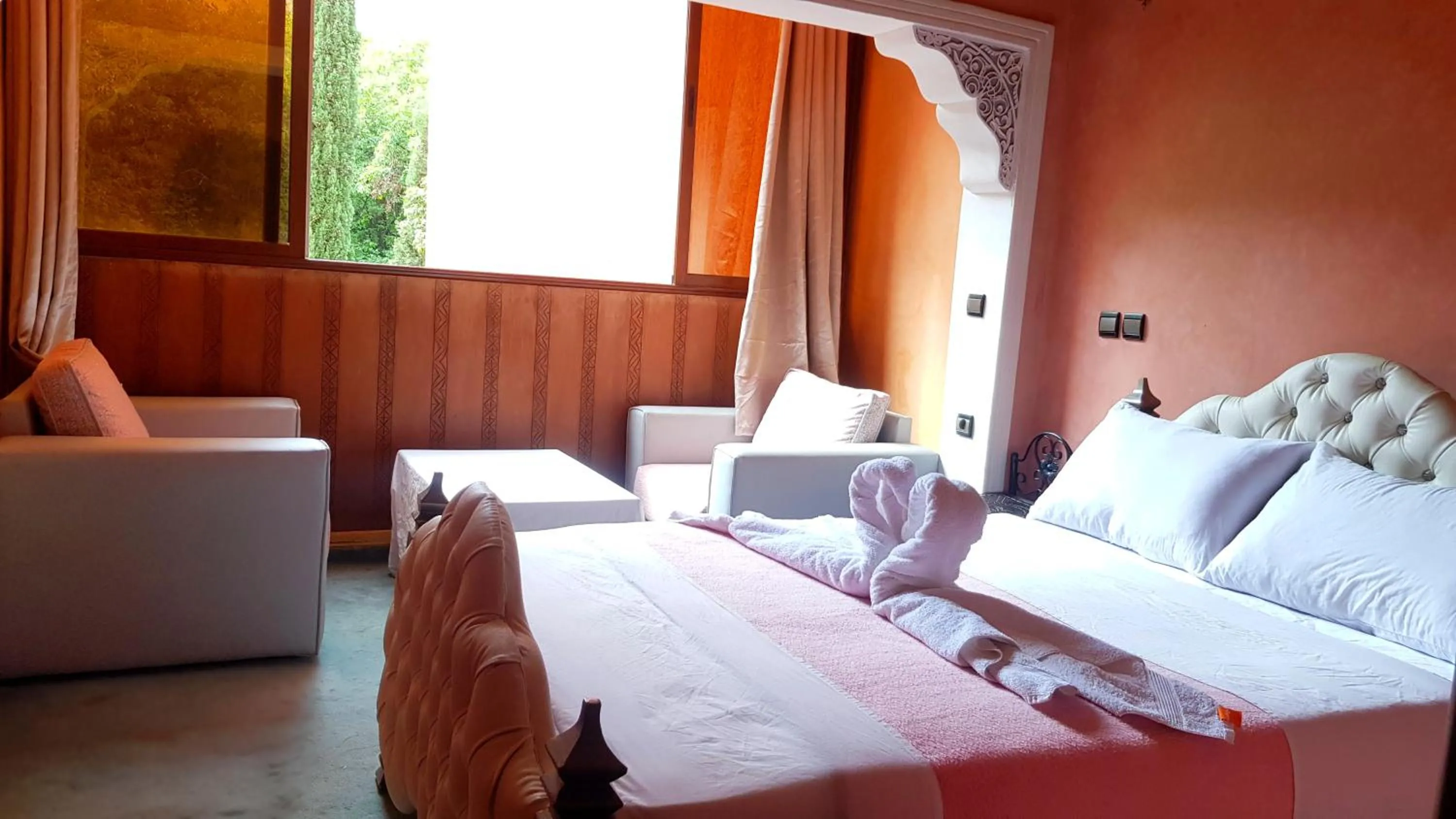 Bed in Hôtel Restaurant Les Etoiles Du Toubkal