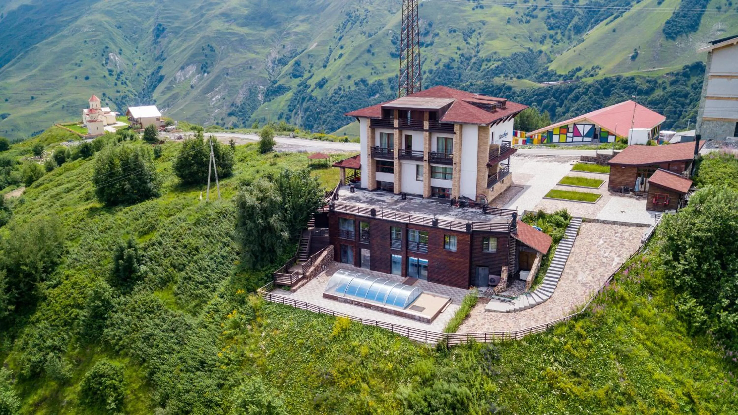 Property building in Hotel GoodAura