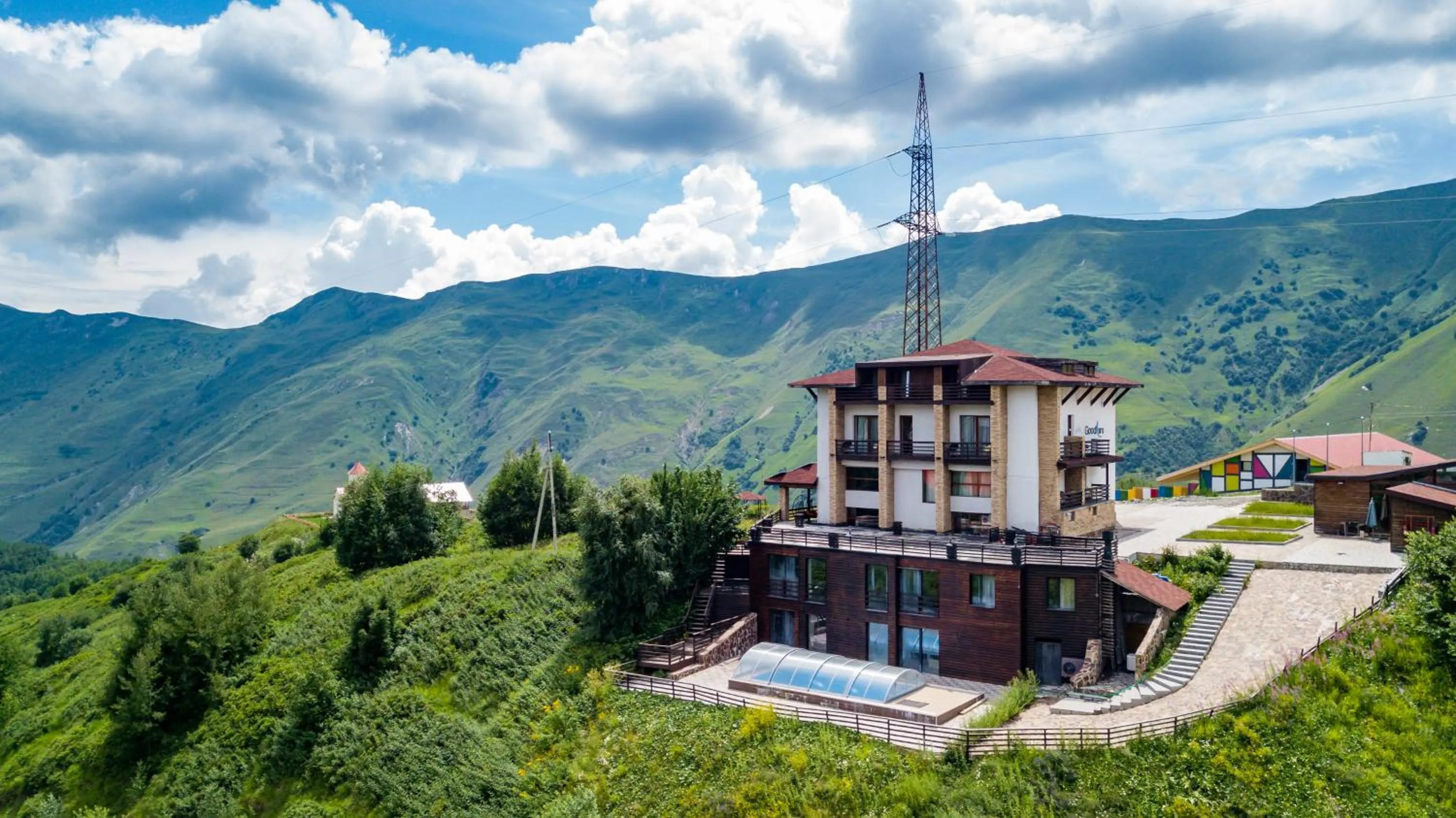 Mountain view in Hotel GoodAura