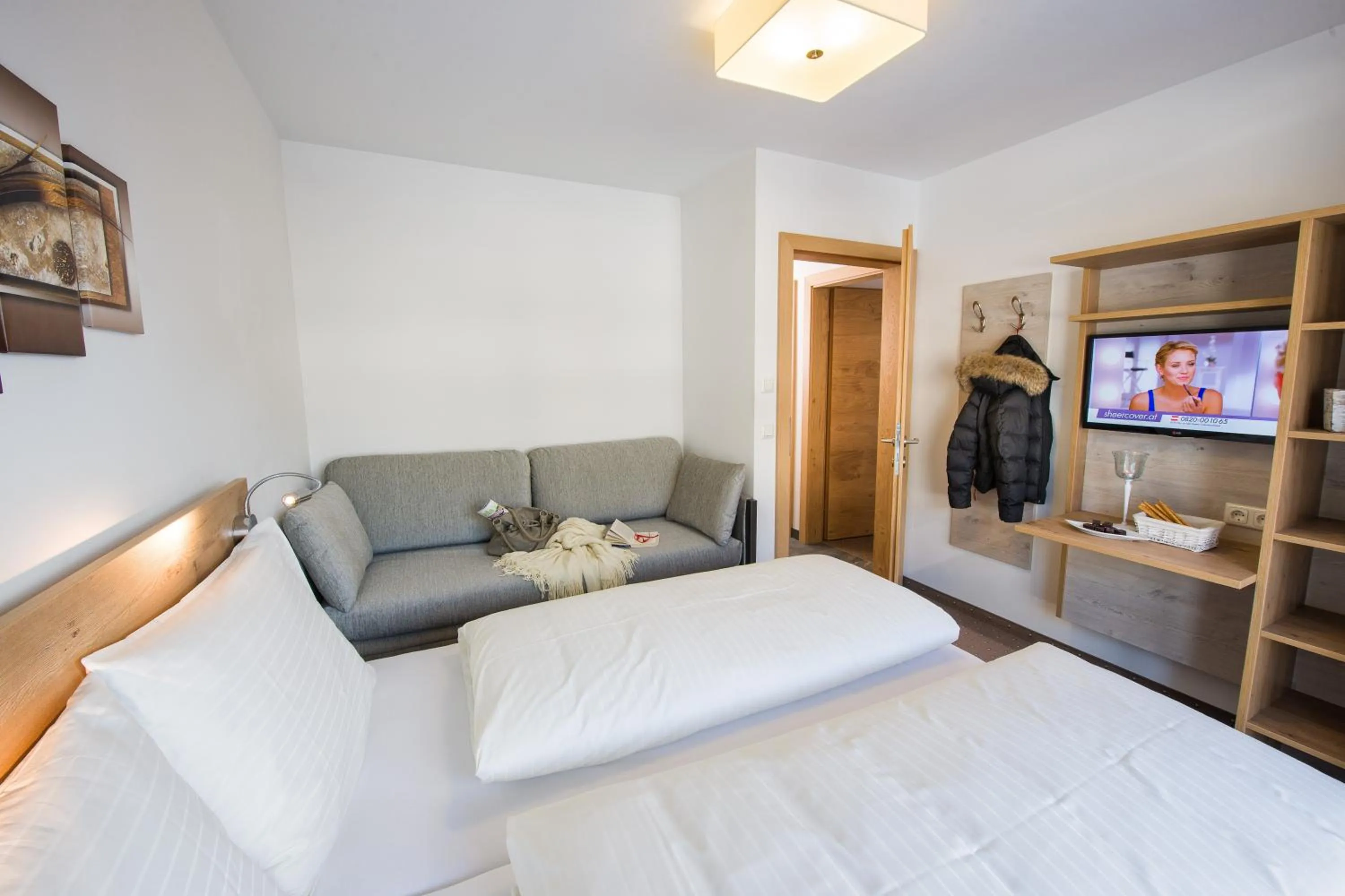 Bedroom, Bed in Bergparadies - inklusive Eintritt in die Alpentherme