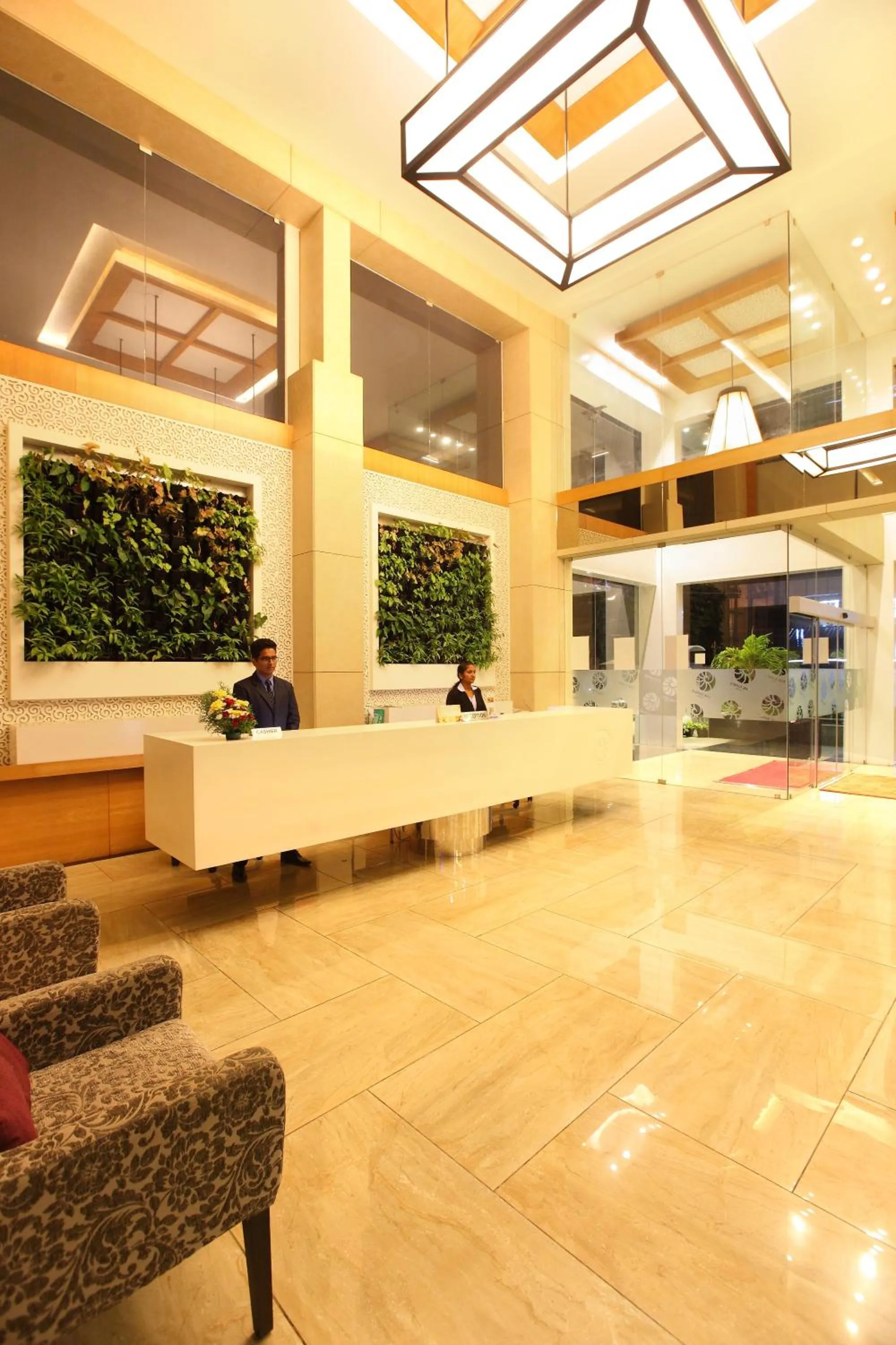 Lobby or reception in Ginger Kochi MG Road