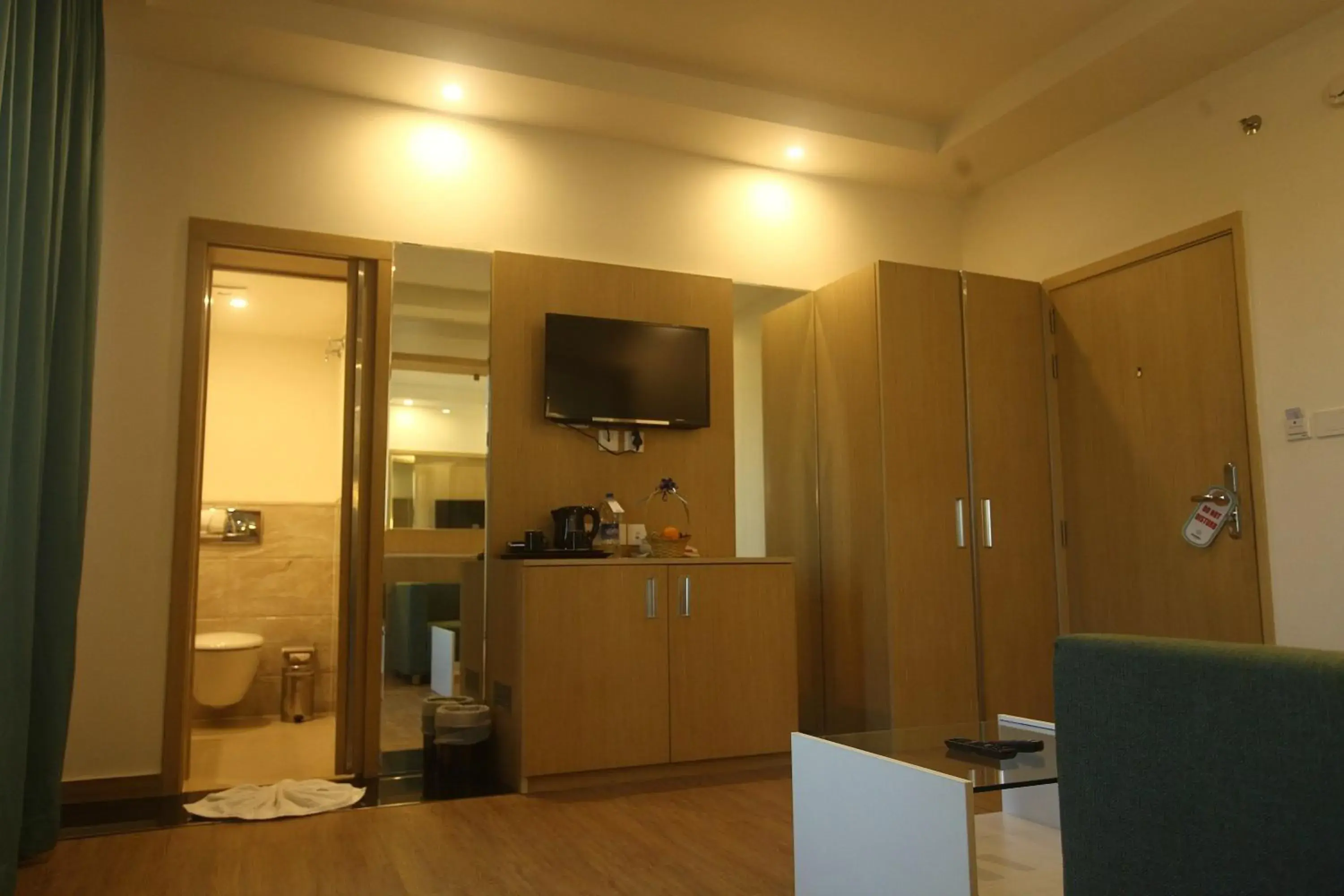 Living room in Ginger Kochi MG Road Living room in Ginger Kochi MG Road