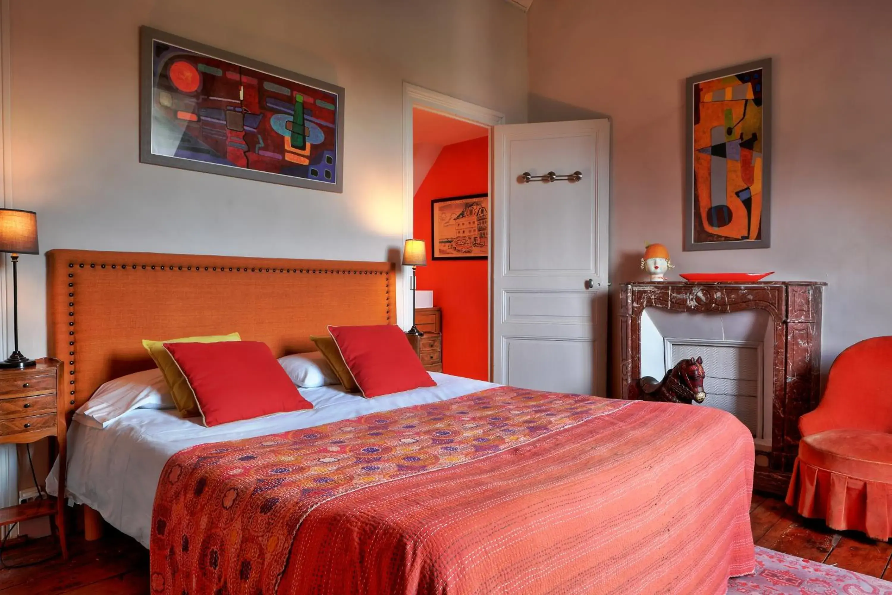 King Room with Garden View in Le Petit Manoir de Kériolet King Room with Garden View in Le Petit Manoir de Kériolet