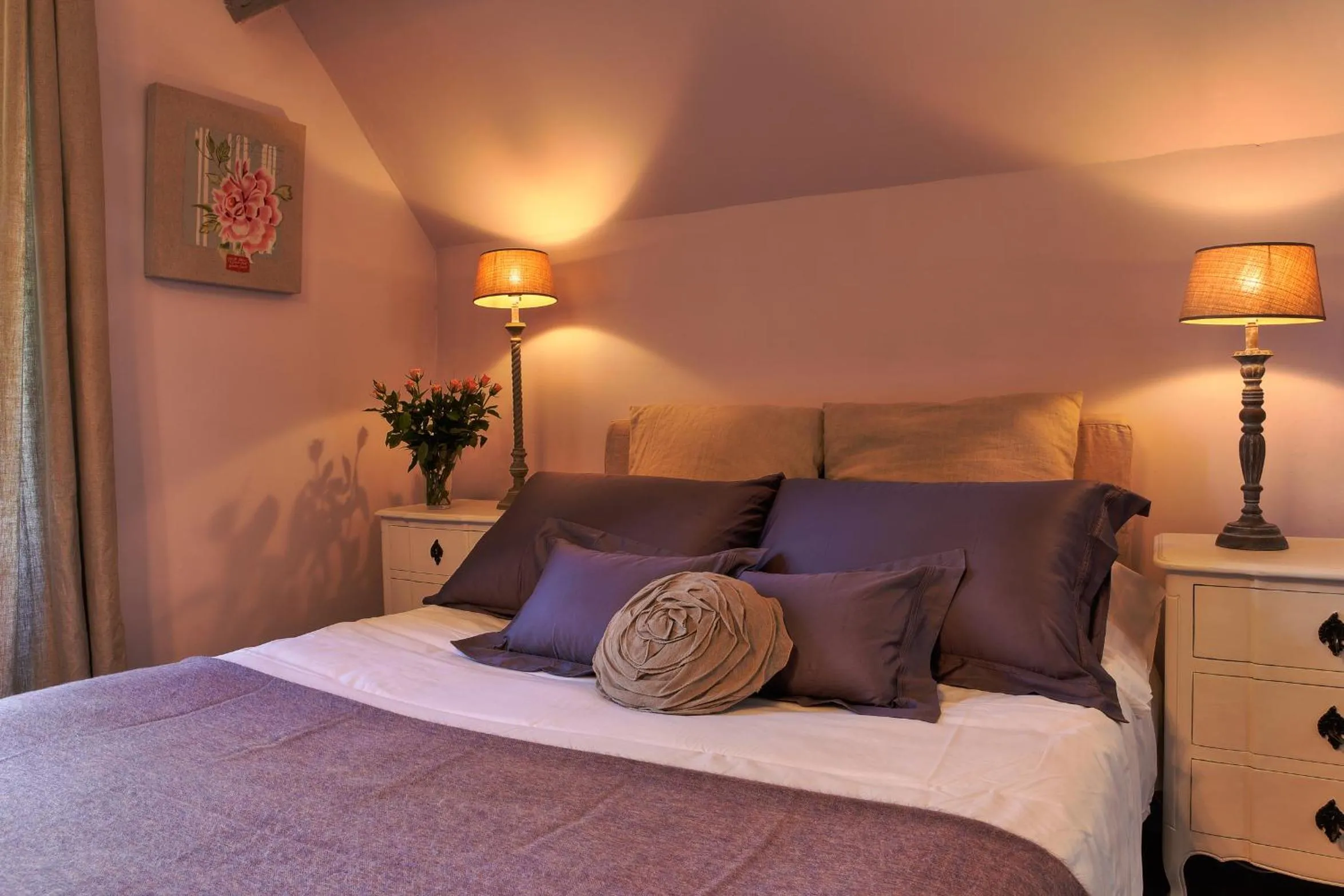 Romantic Confort Double Room with Bath in Le Petit Manoir de Kériolet