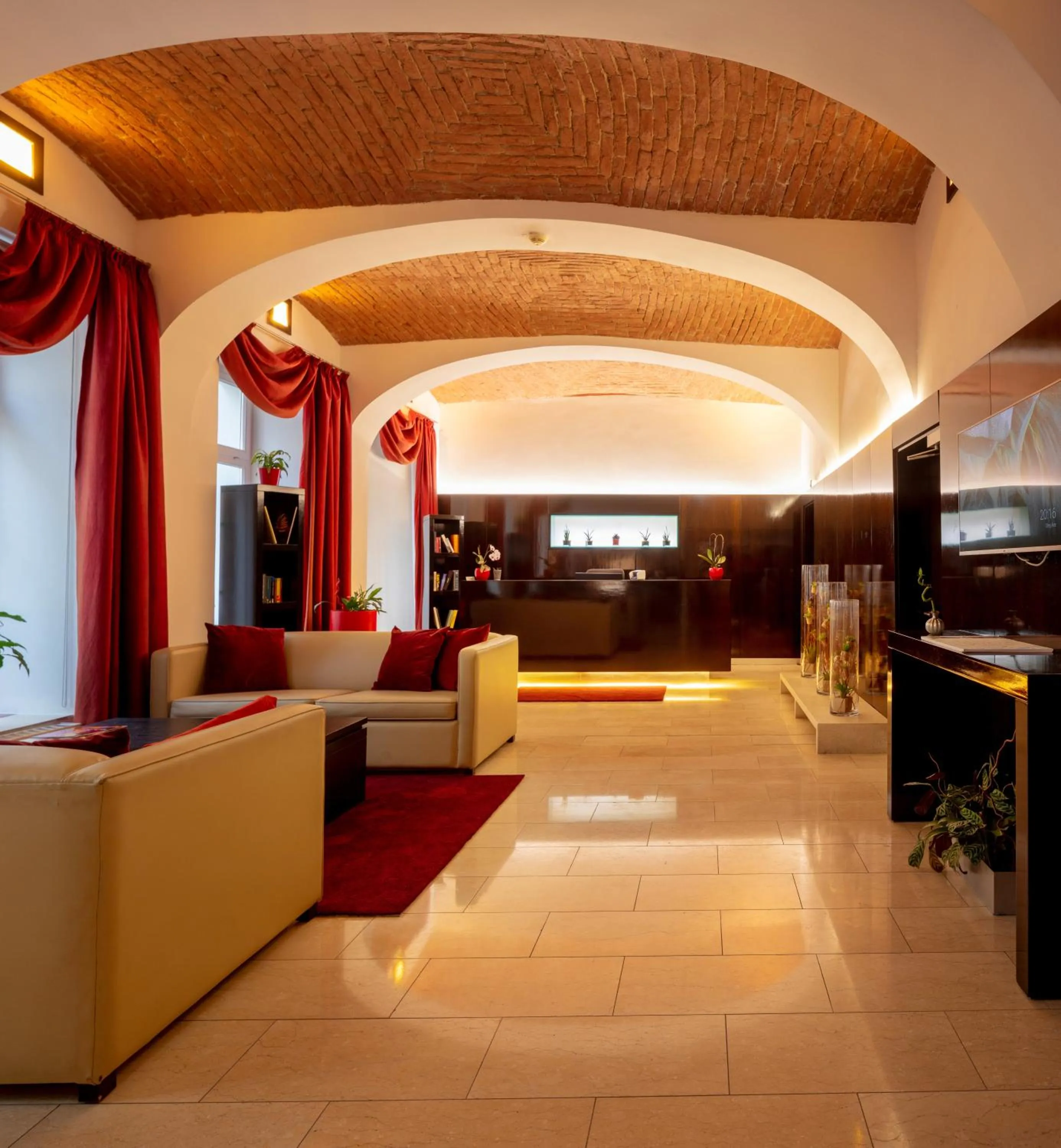 Lobby or reception in The Levante Rathaus Apartments