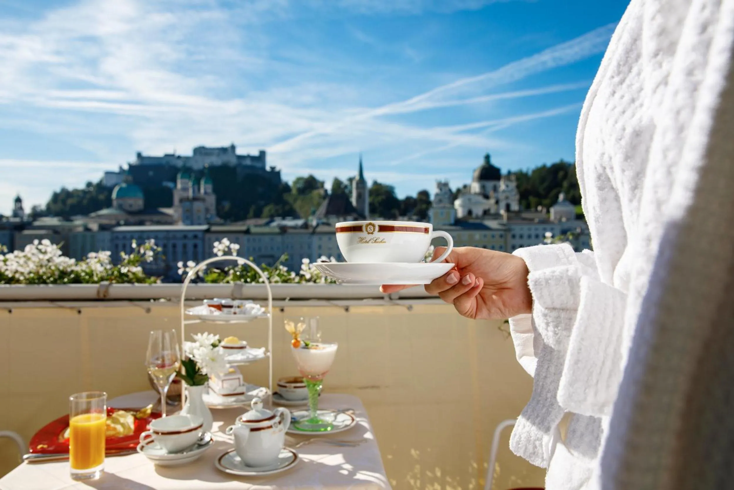 Balcony/Terrace in Hotel Sacher Salzburg